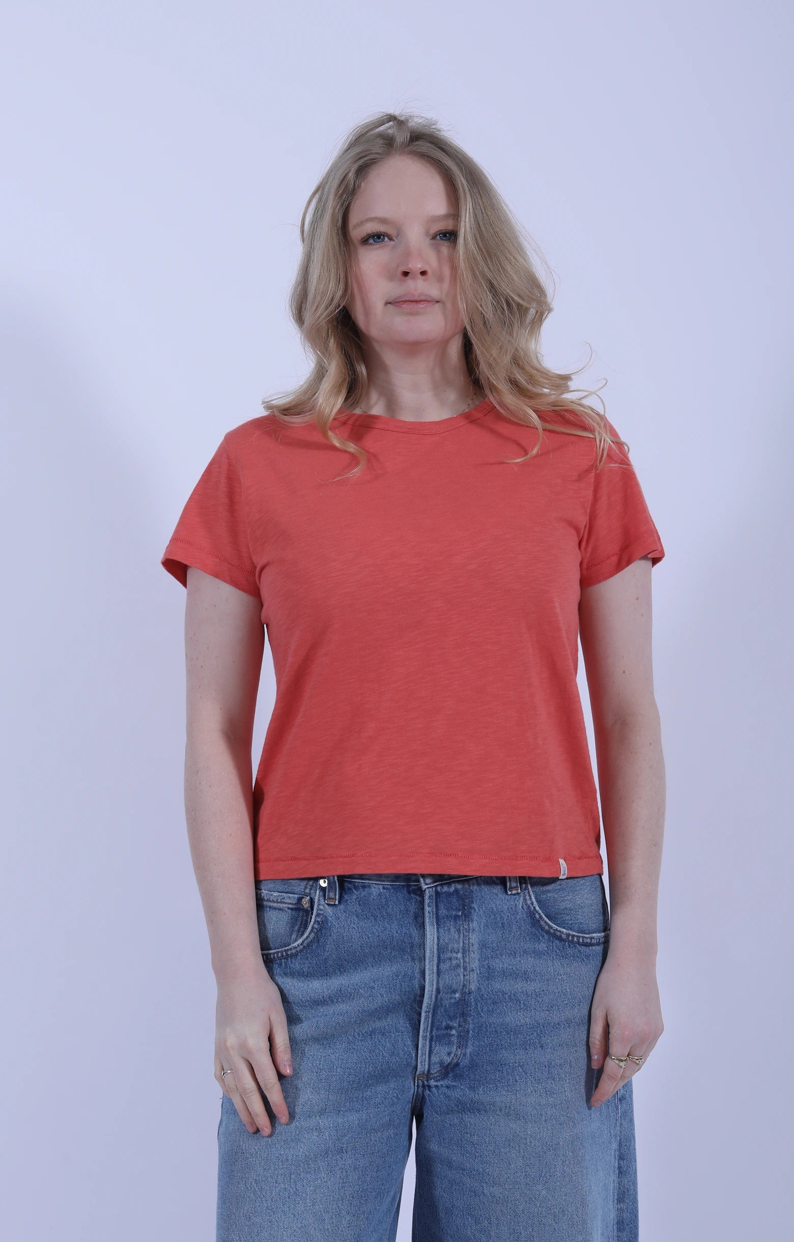 Slub Pima T-Shirt Calypso Pink