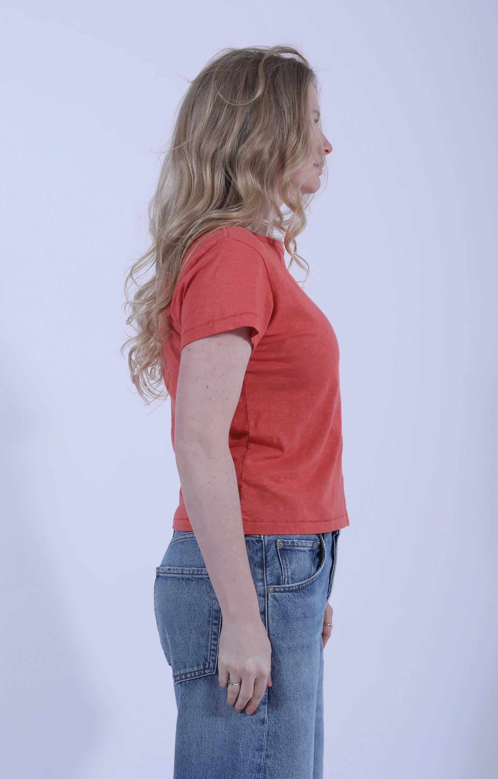 Slub Pima T-Shirt Calypso Pink