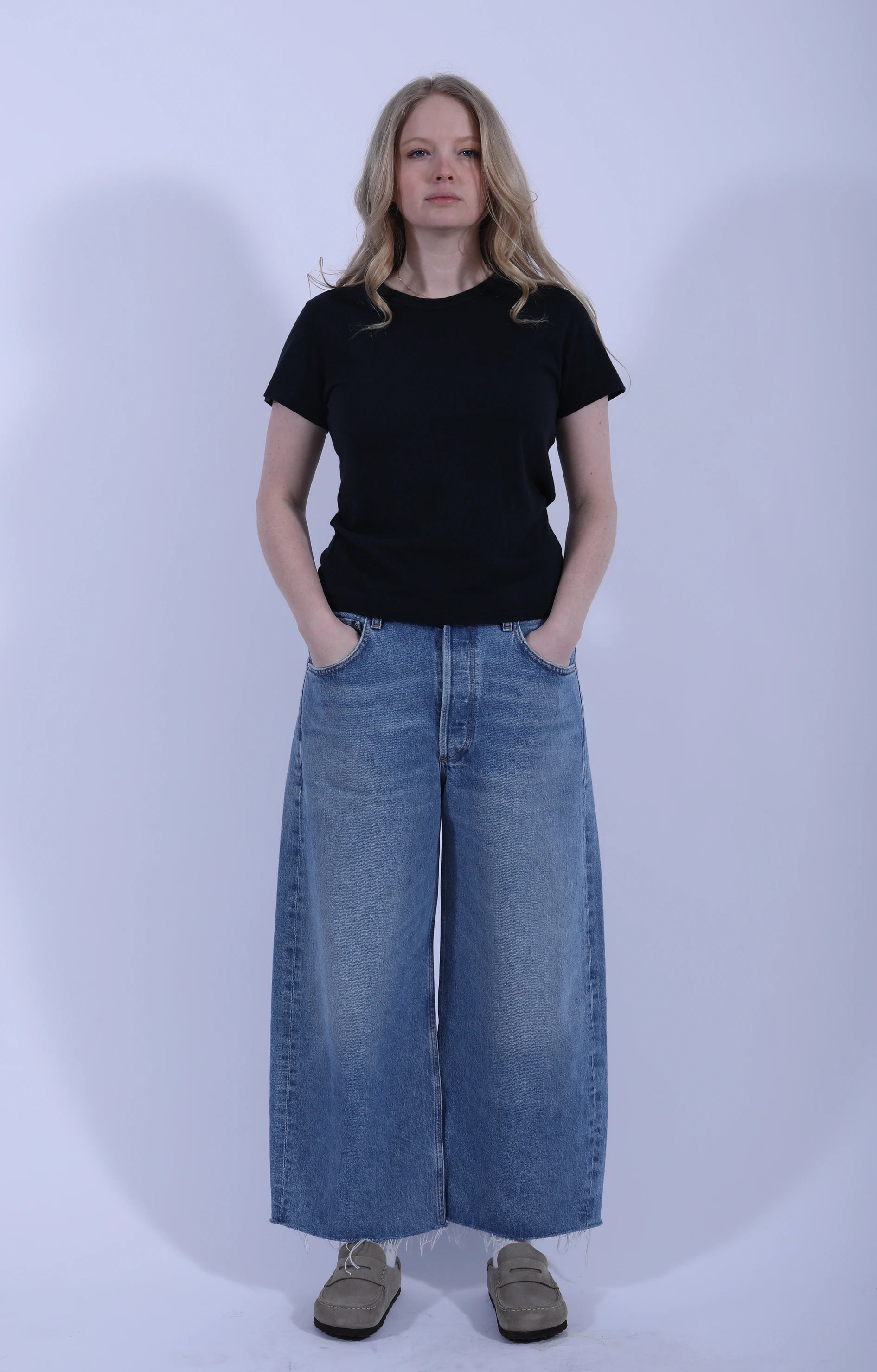 Slub Pima T-Shirt Deep Black