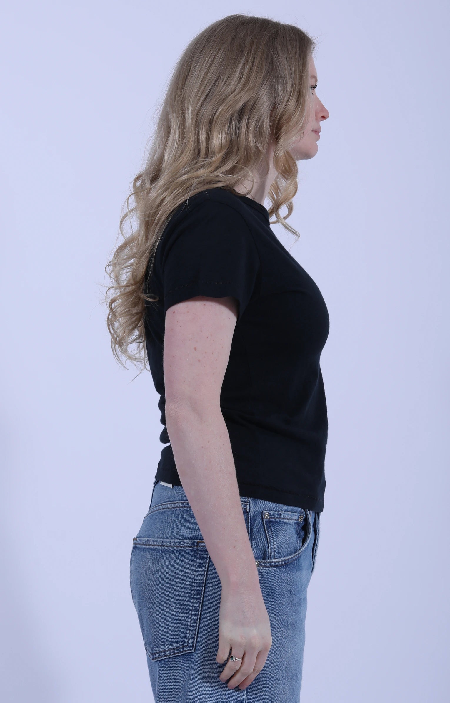 Slub Pima T-Shirt Deep Black