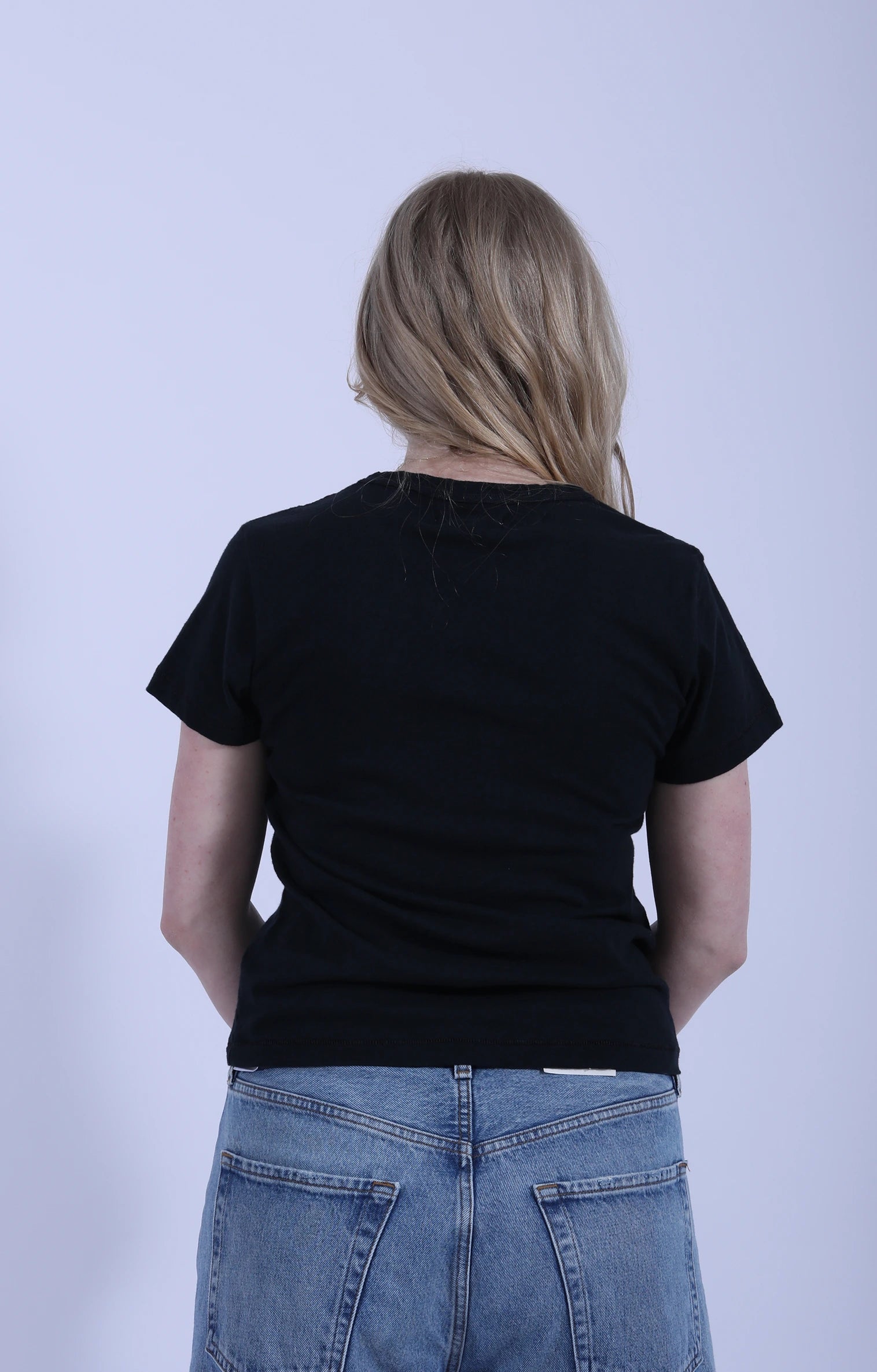 Slub Pima T-Shirt Deep Black