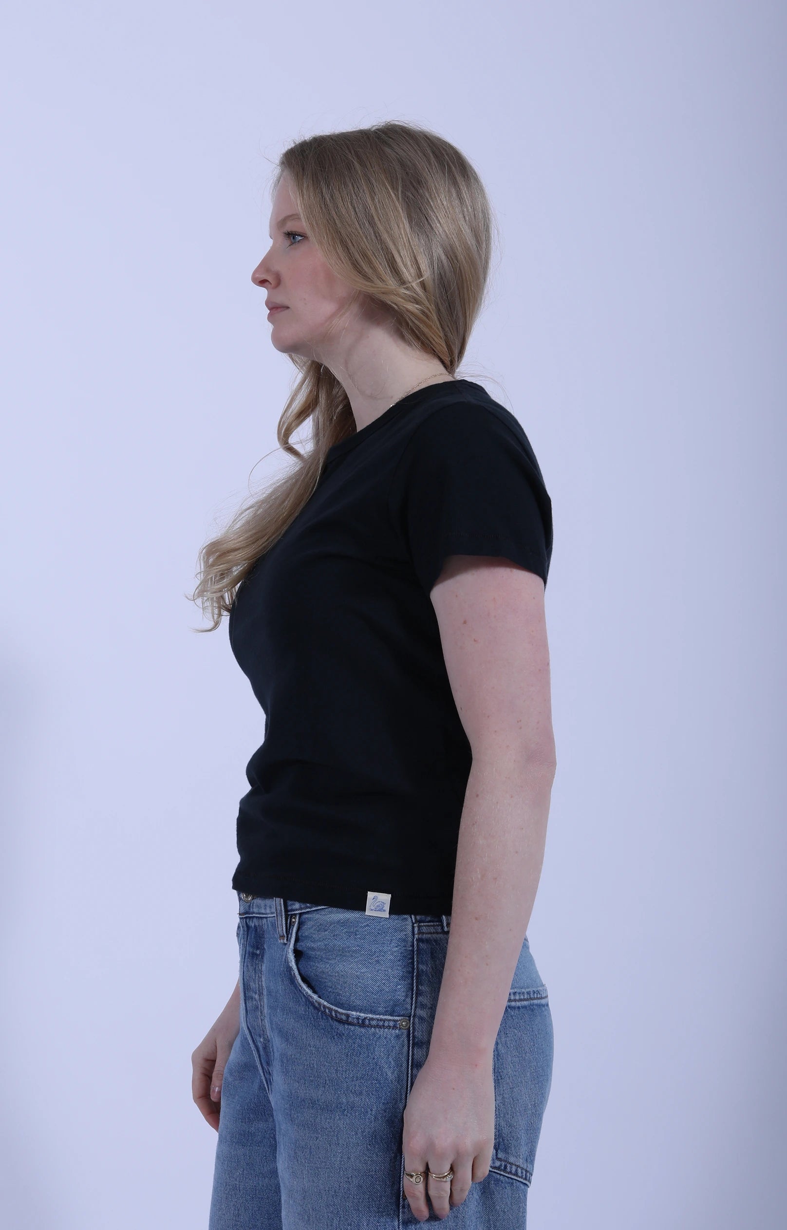 Slub Pima T-Shirt Deep Black