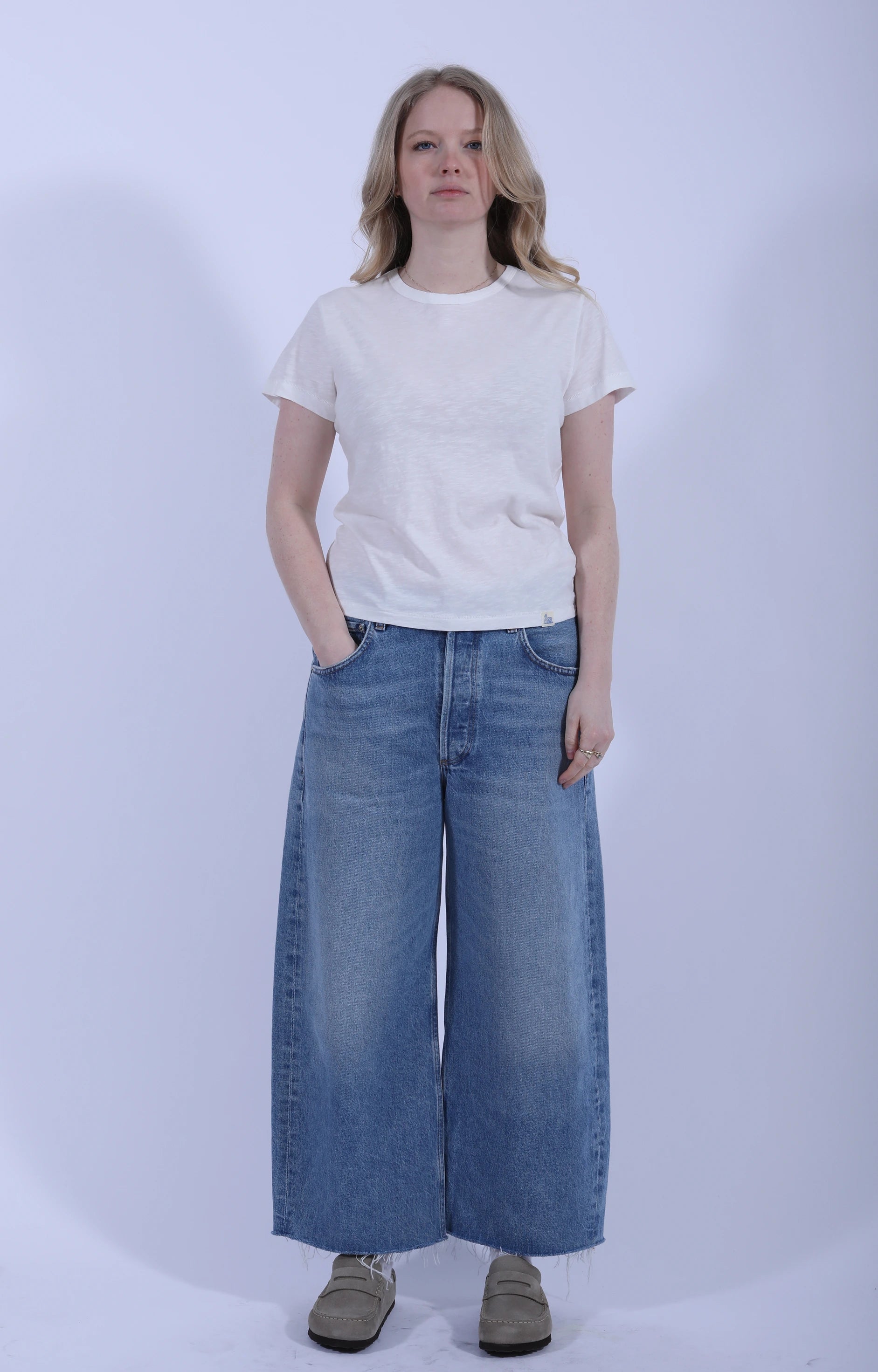 Slub Pima T-Shirt White