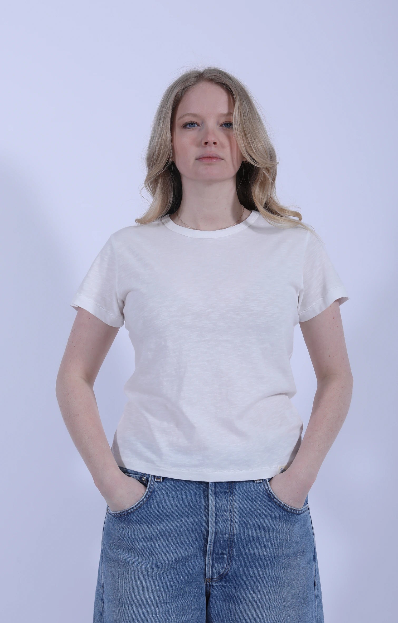 Slub Pima T-Shirt White