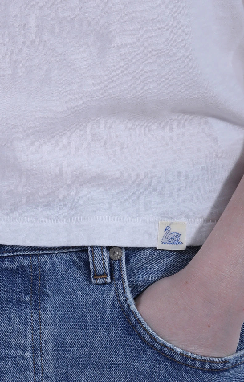 Slub Pima T-Shirt White