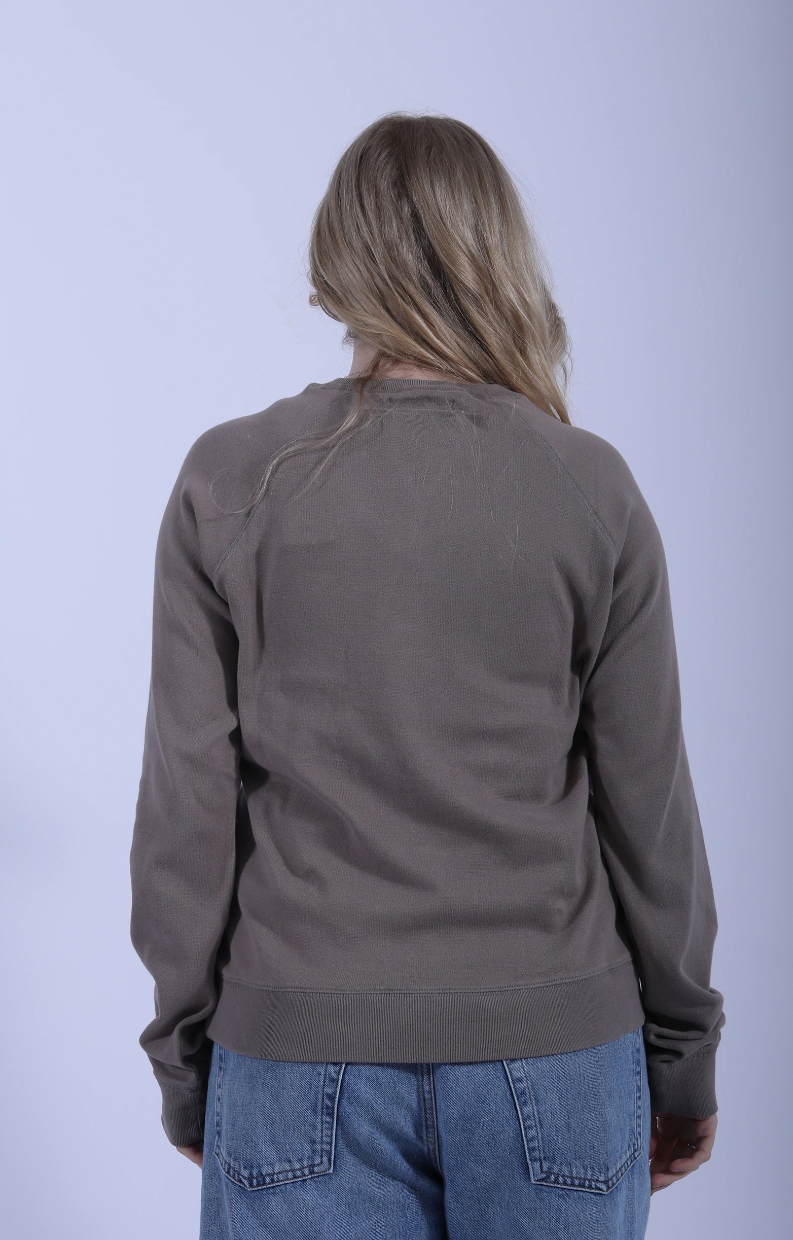 Relaxed Raglan Sweatshirt Faded Grain