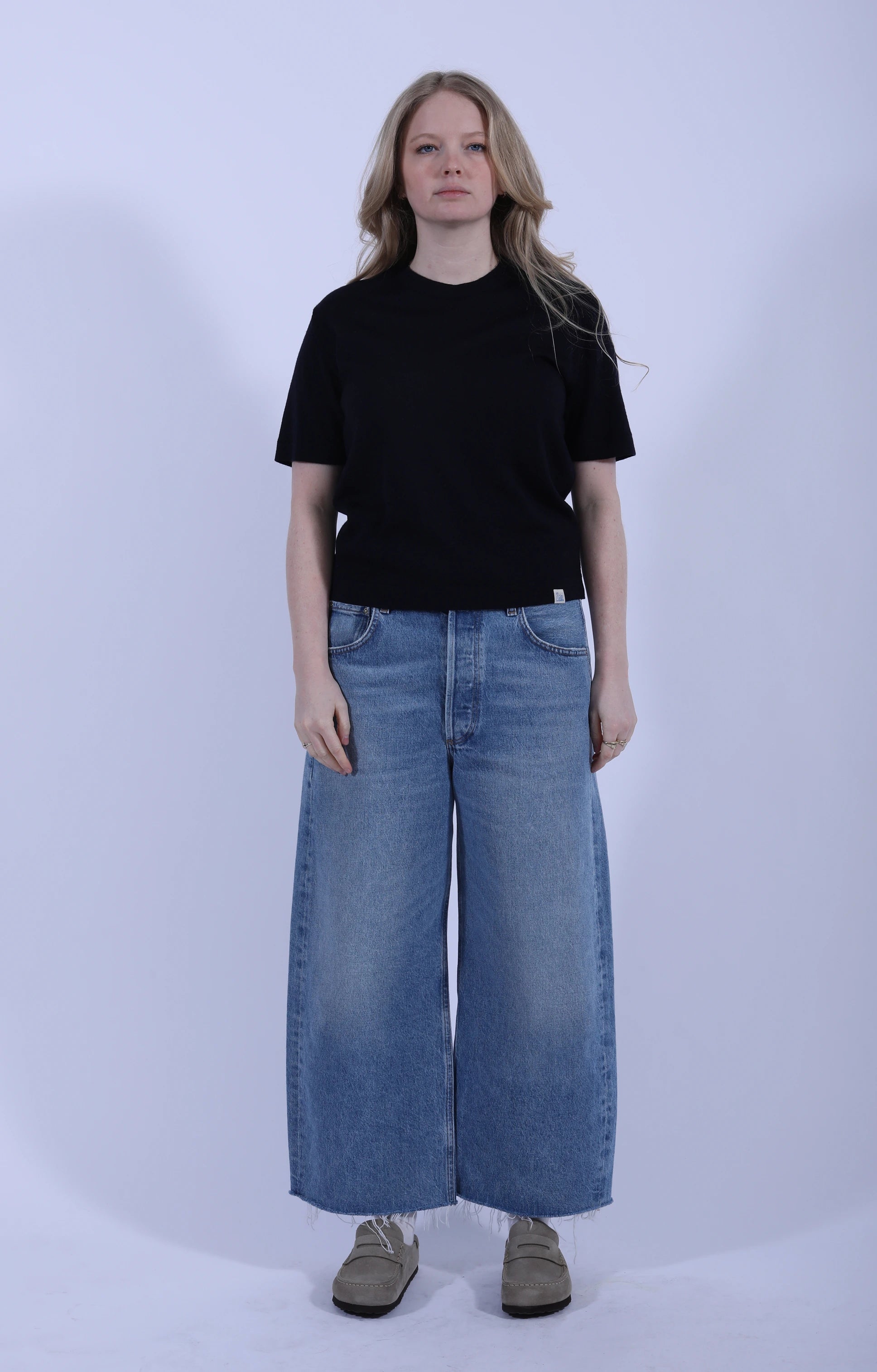 Merino Wool T-Shirt Dark Navy