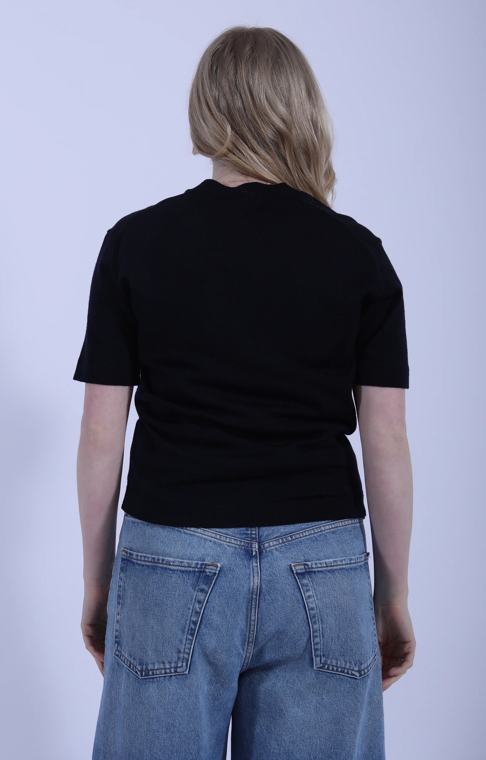 Merino Wool T-Shirt Dark Navy