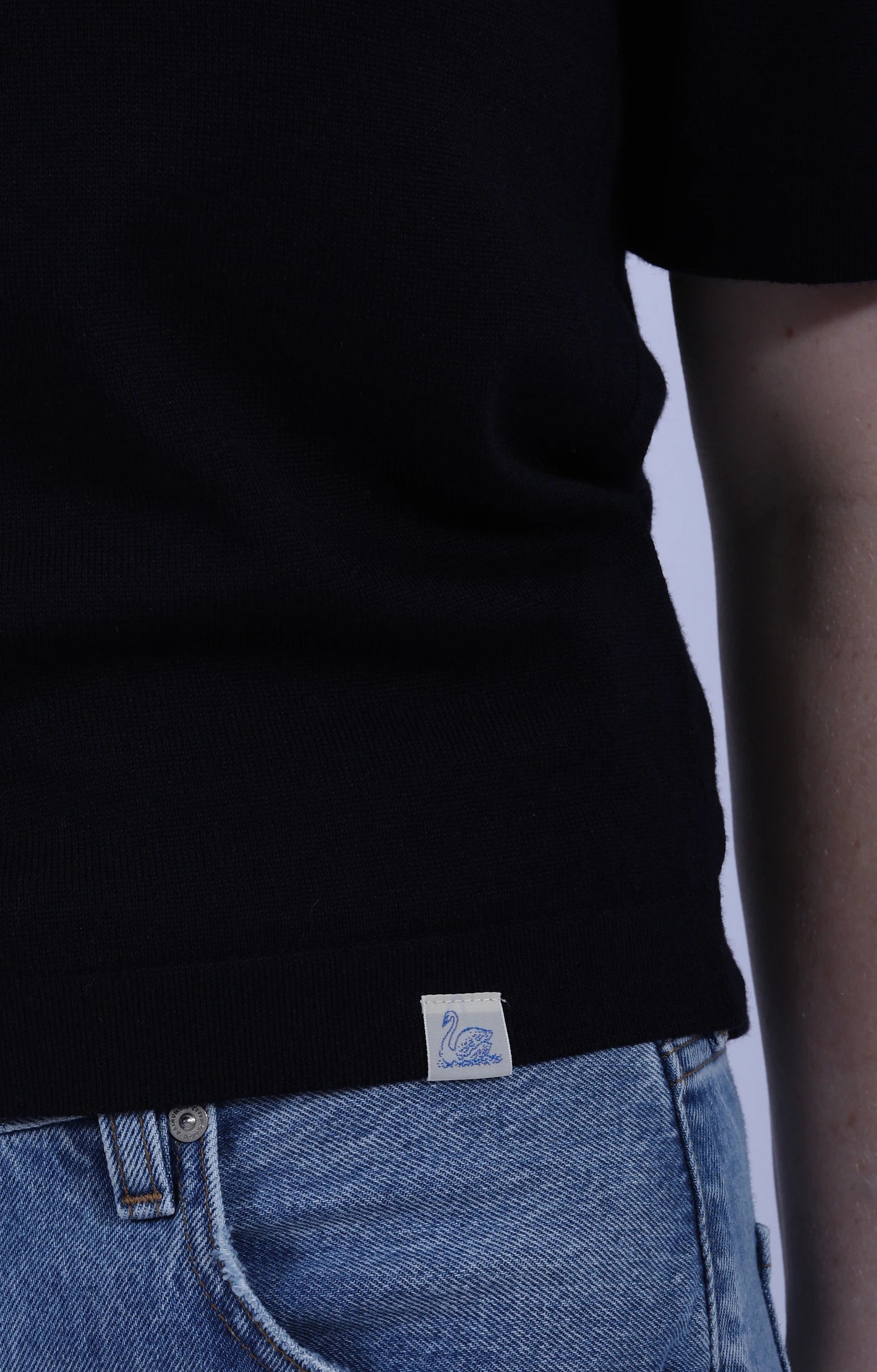 Merino Wool T-Shirt Dark Navy