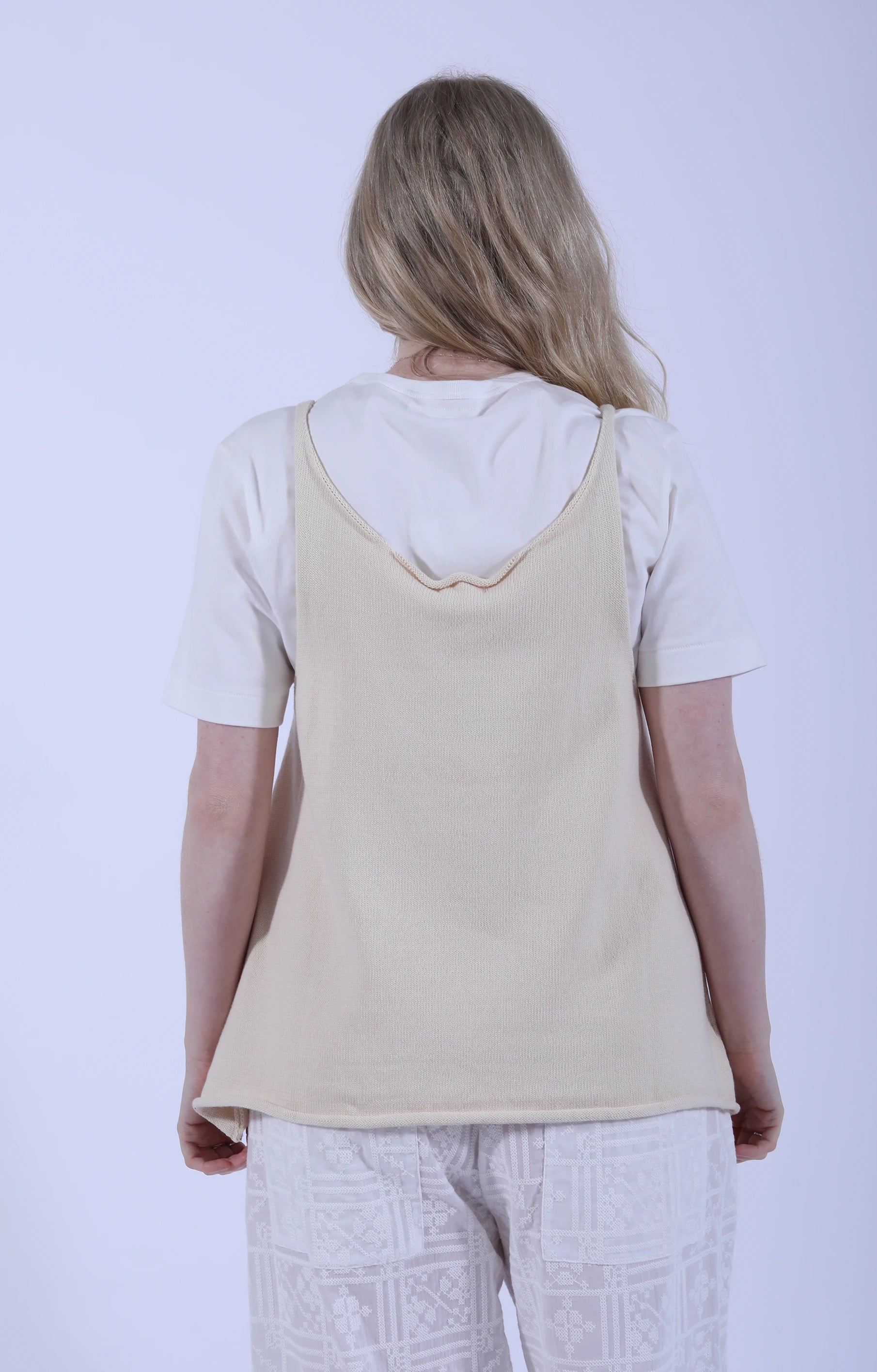 Cotton Yarn Thea Top Merengue