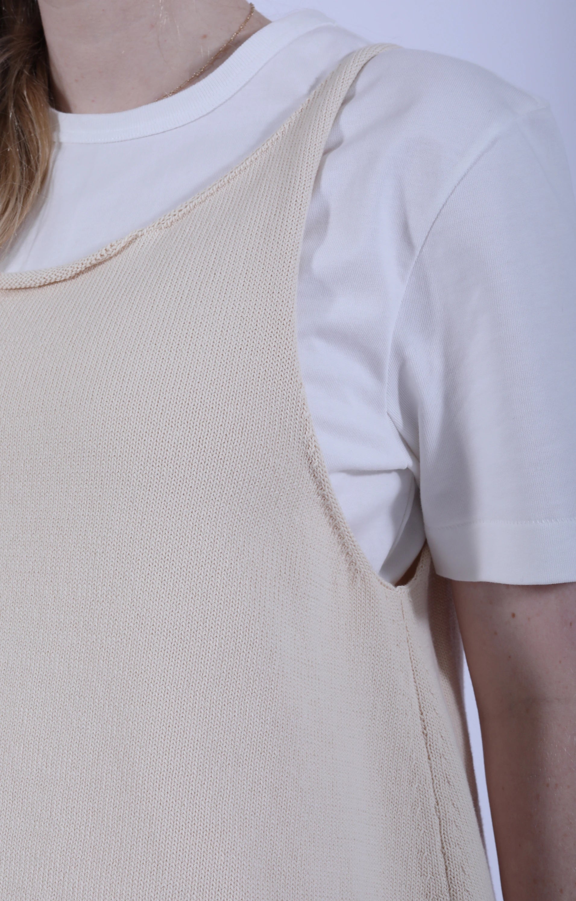 Cotton Yarn Thea Top Merengue