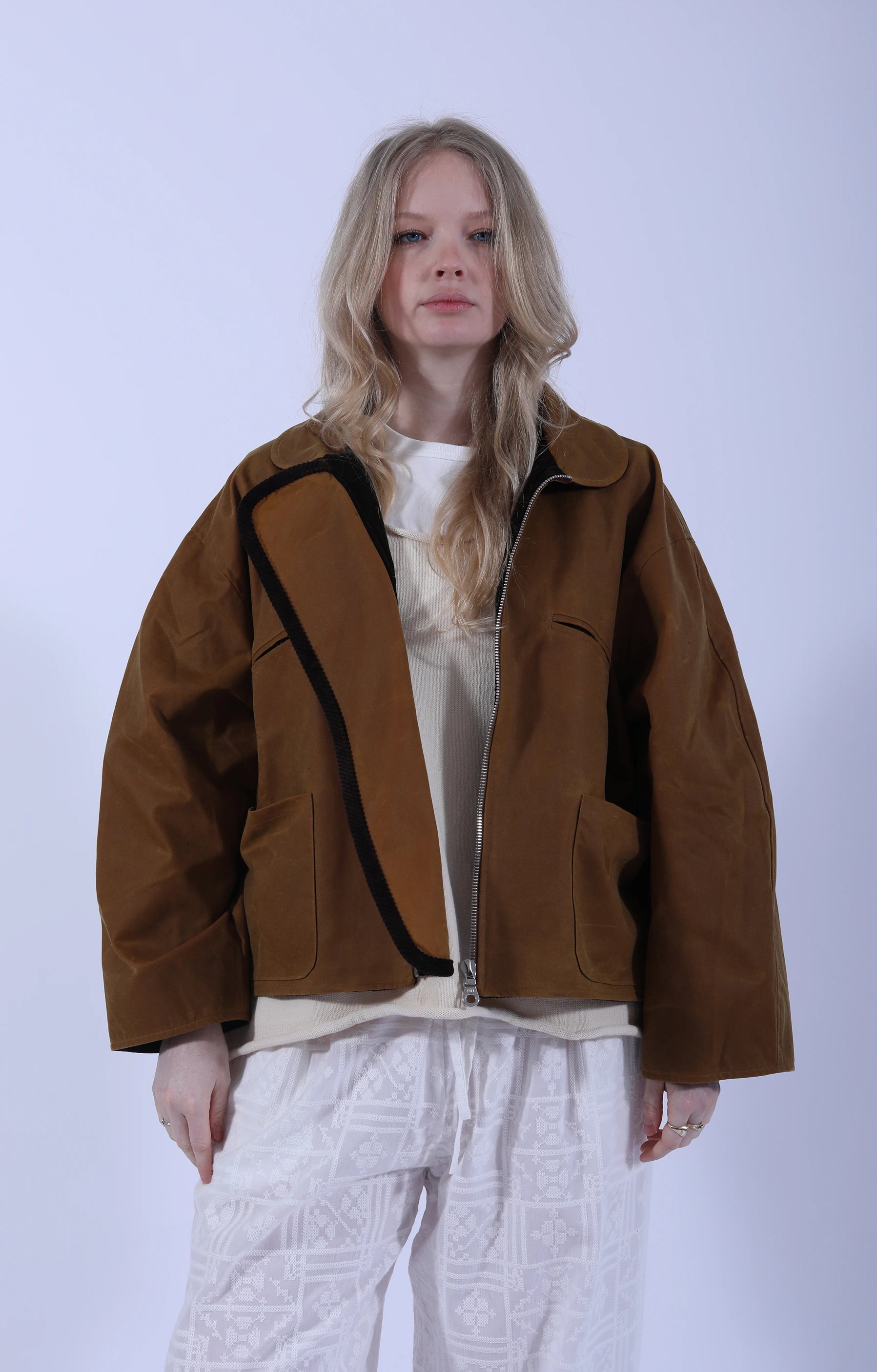 British Oilskin Flying Jacket Gold