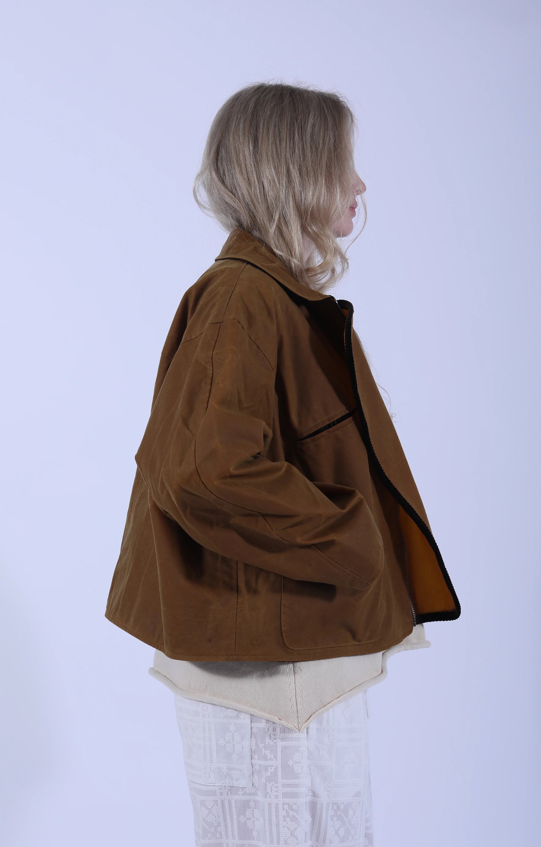 British Oilskin Flying Jacket Gold