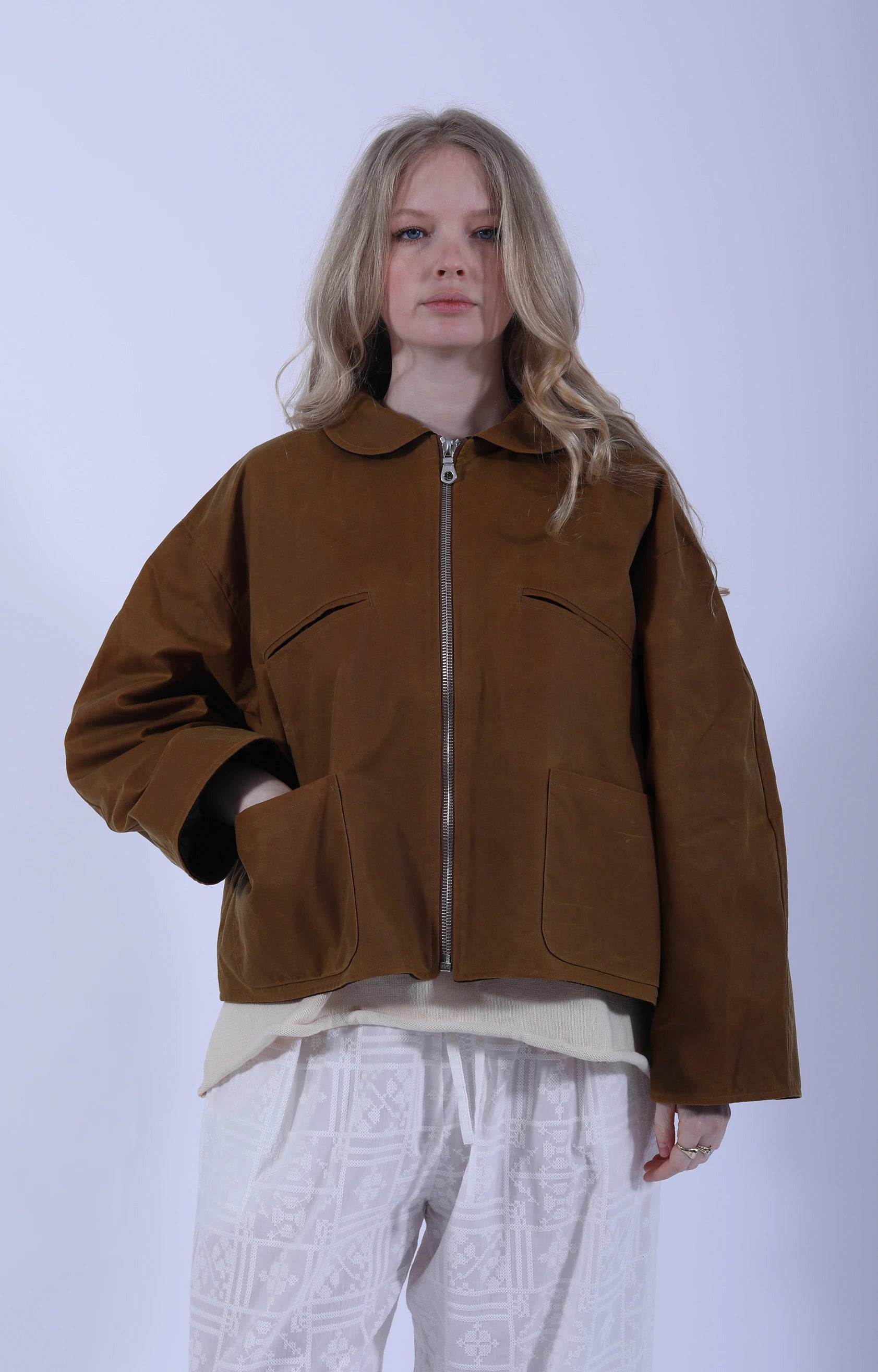 British Oilskin Flying Jacket Gold