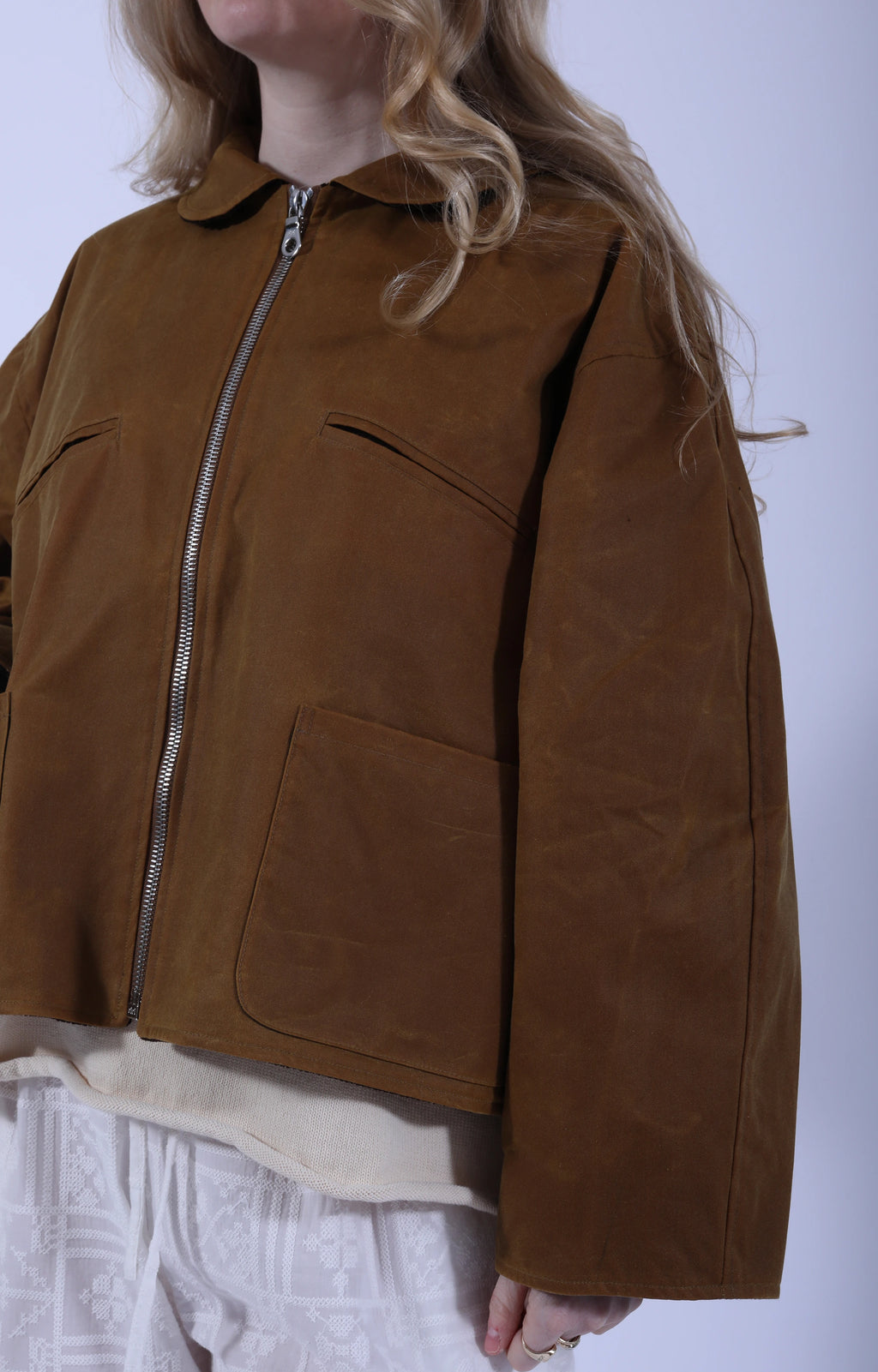 British Oilskin Flying Jacket Gold