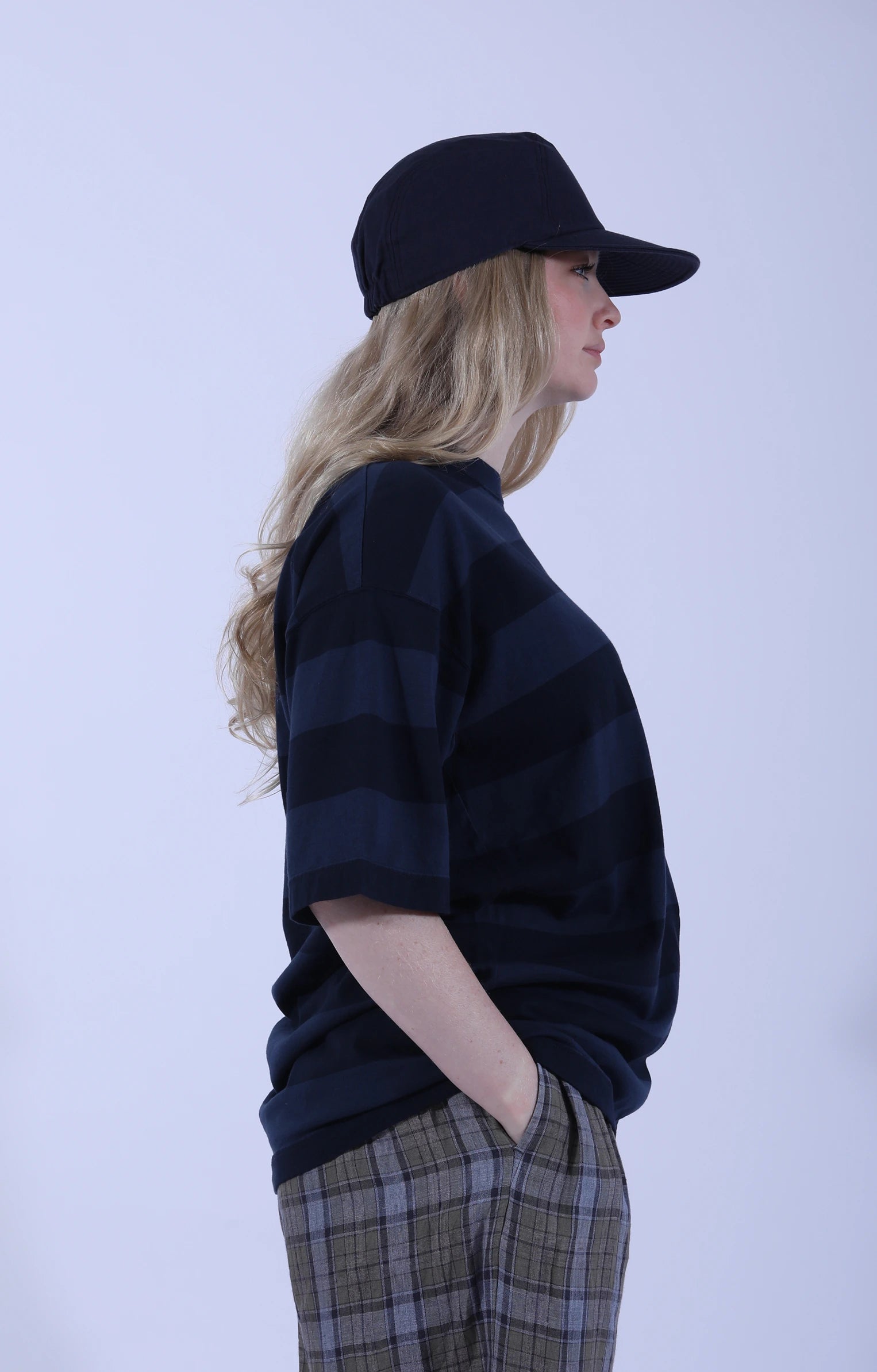 Baggy T-Shirt Stripe Navy