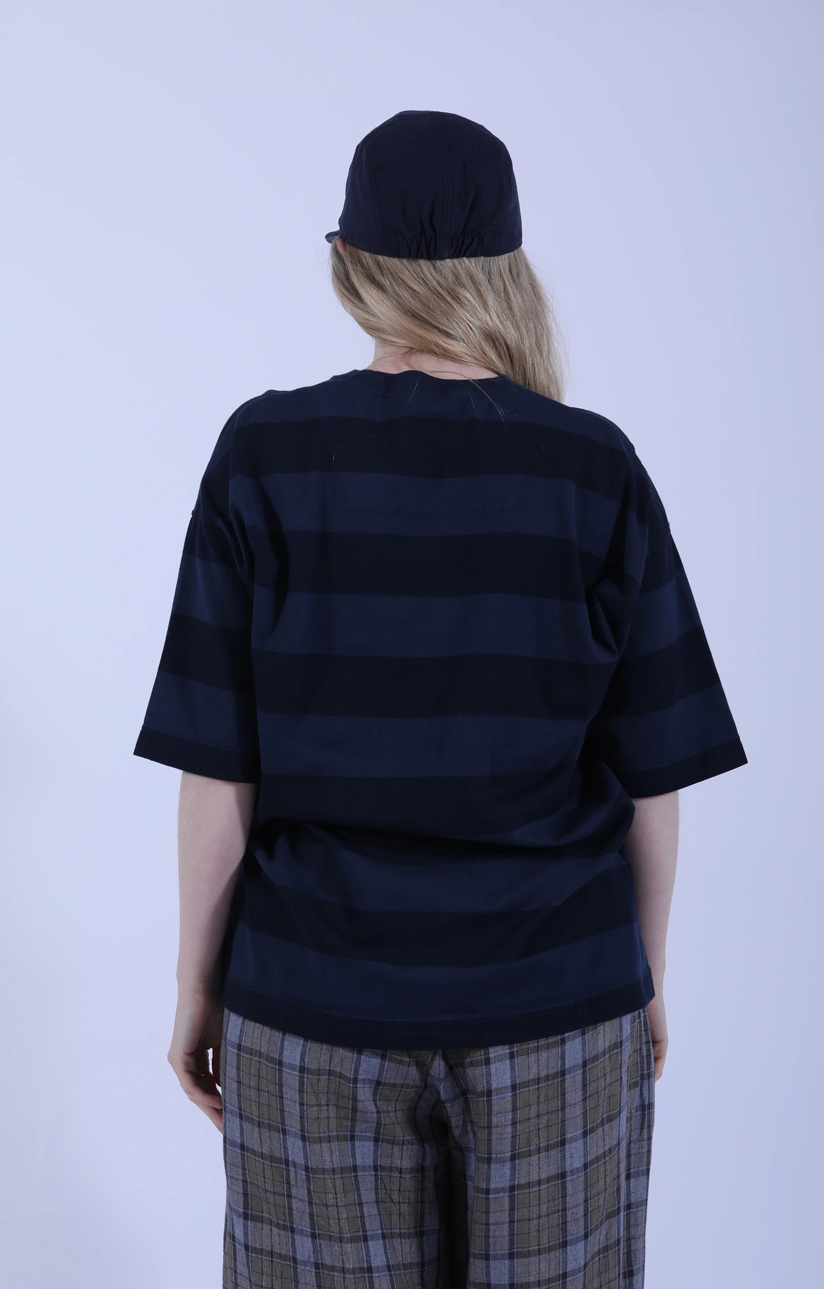 Baggy T-Shirt Stripe Navy