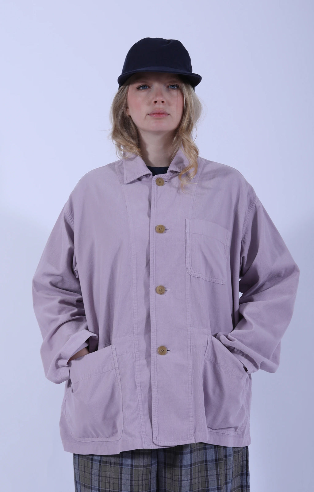 Jacket Shirt Cord Lavender