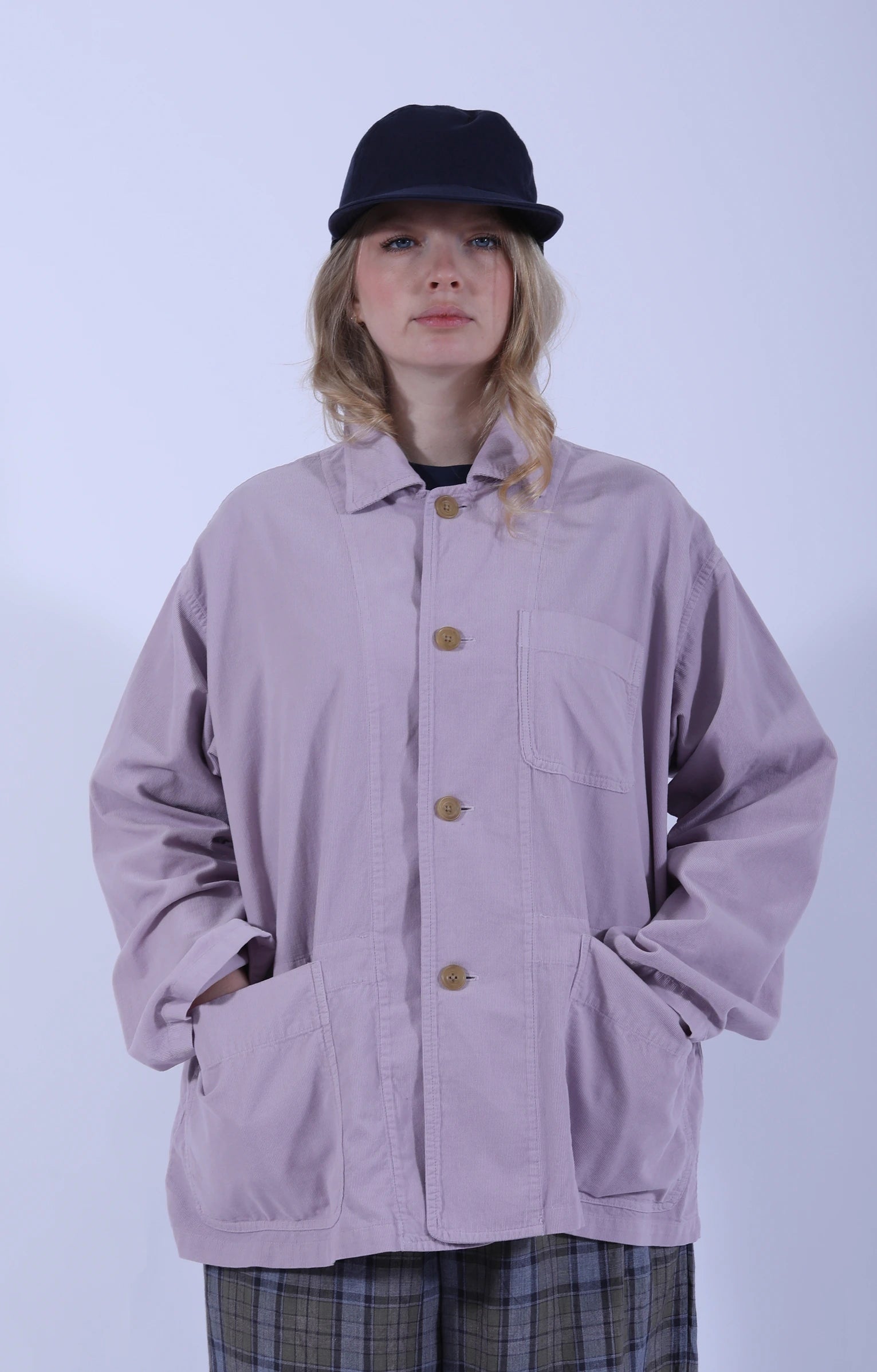 Jacket Shirt Cord Lavender