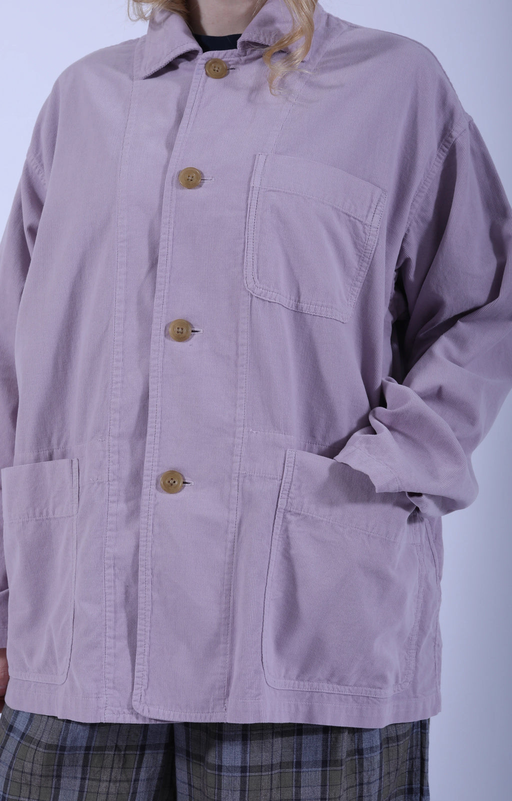 Jacket Shirt Cord Lavender