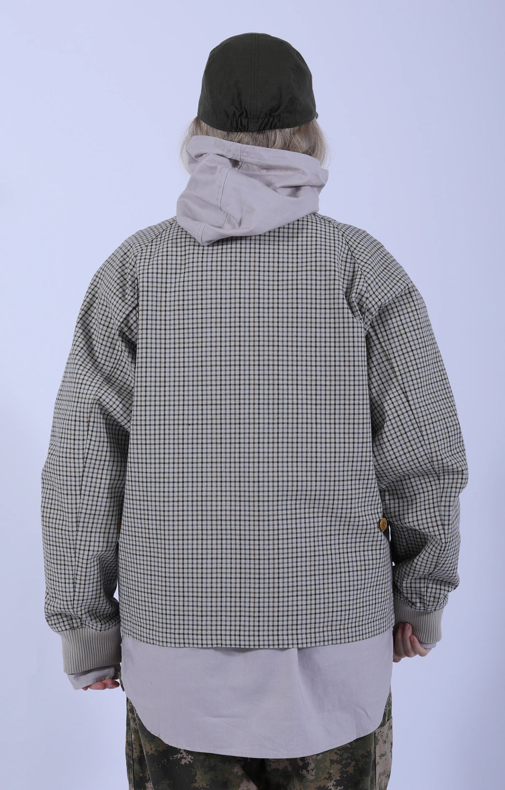 Zip Harrington Jacket Smoky Tattersall