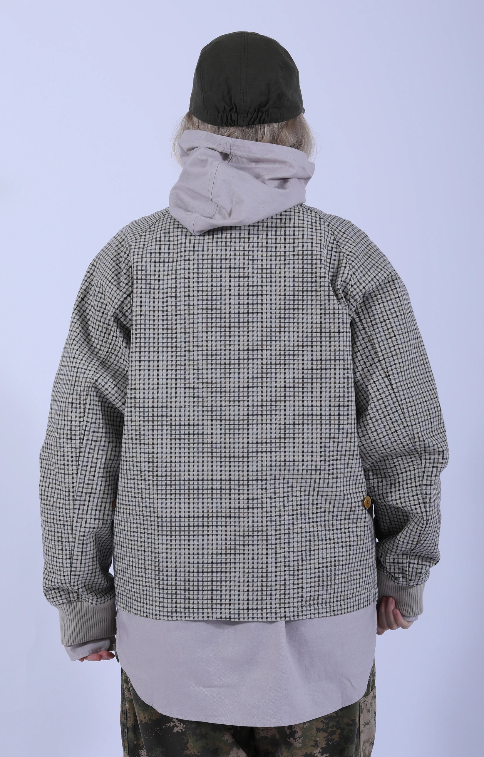 Zip Harrington Jacket Smoky Tattersall