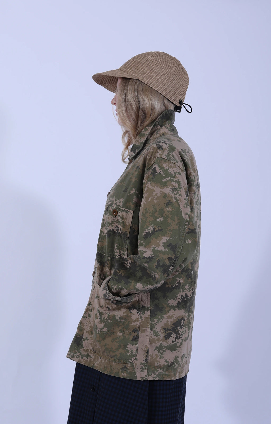 Cover All Jacket Camo Beige