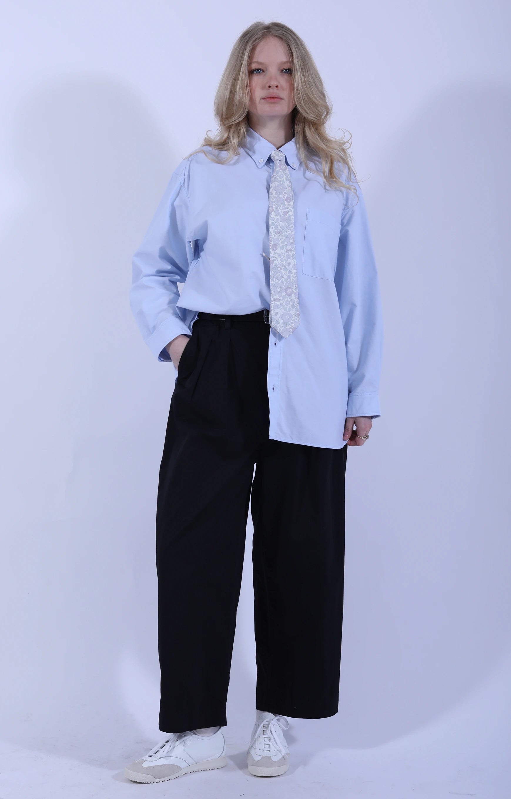 Baggy B.D. Shirt Saxe Blue
