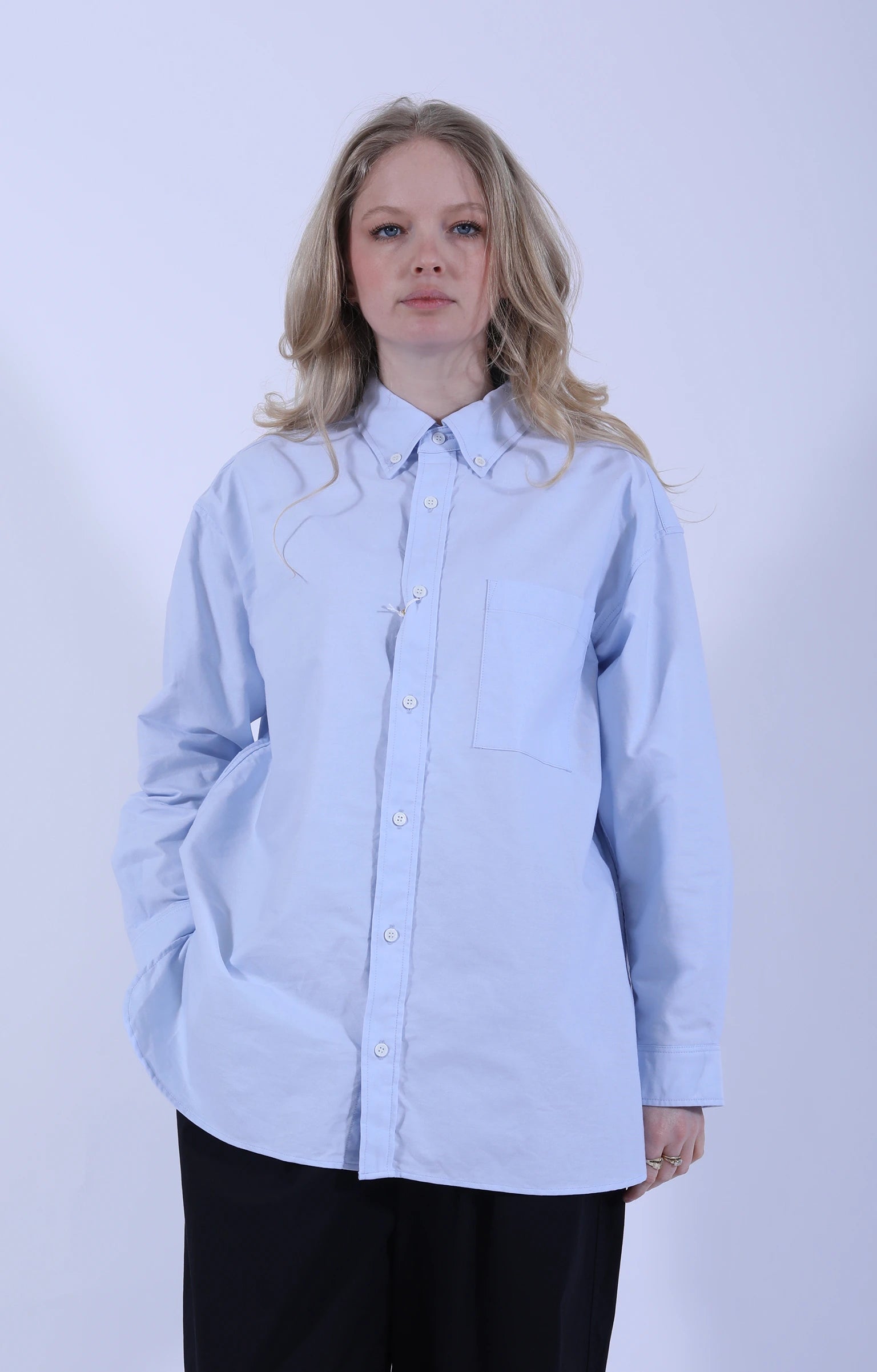 Baggy B.D. Shirt Saxe Blue