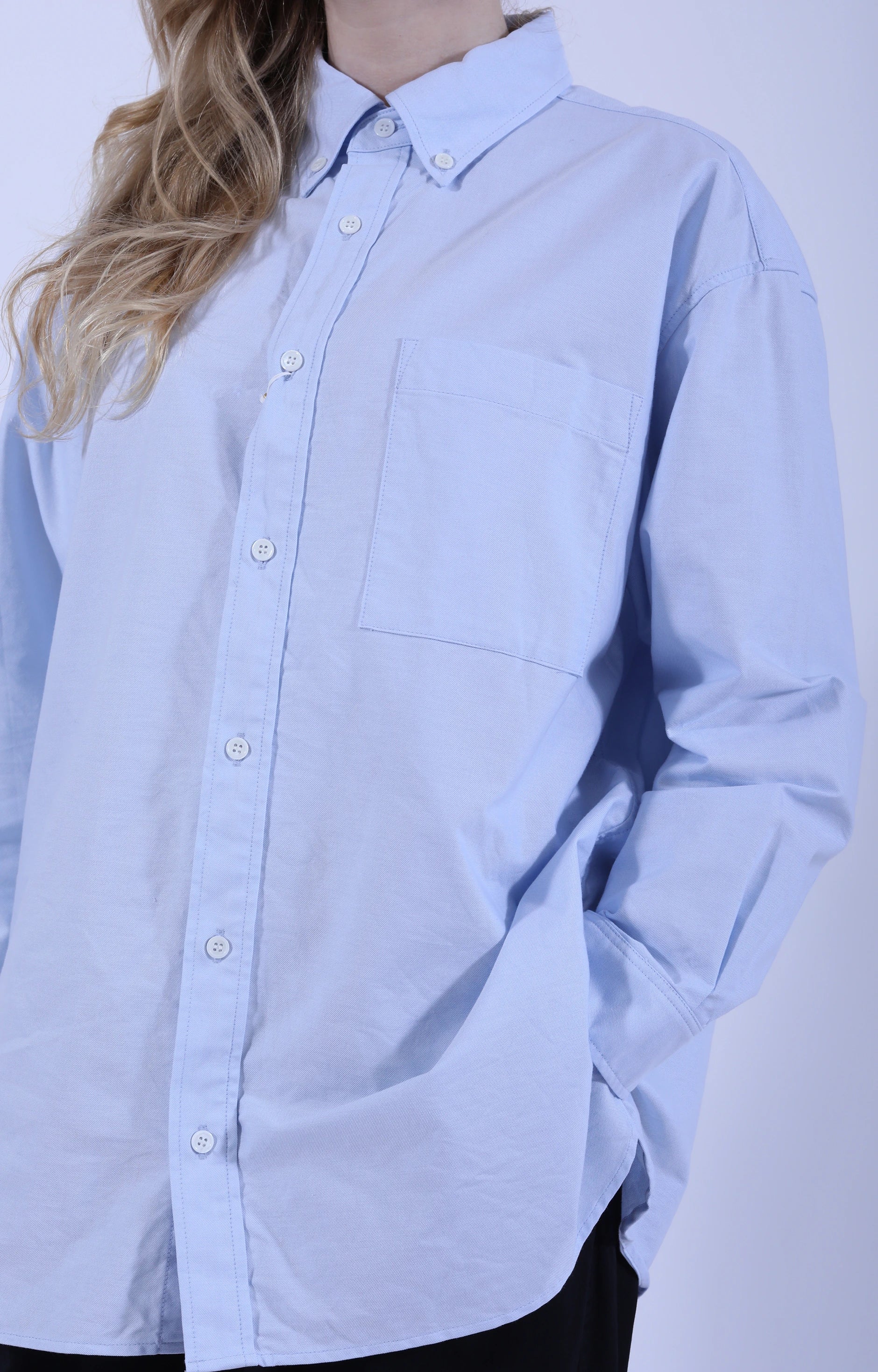 Baggy B.D. Shirt Saxe Blue