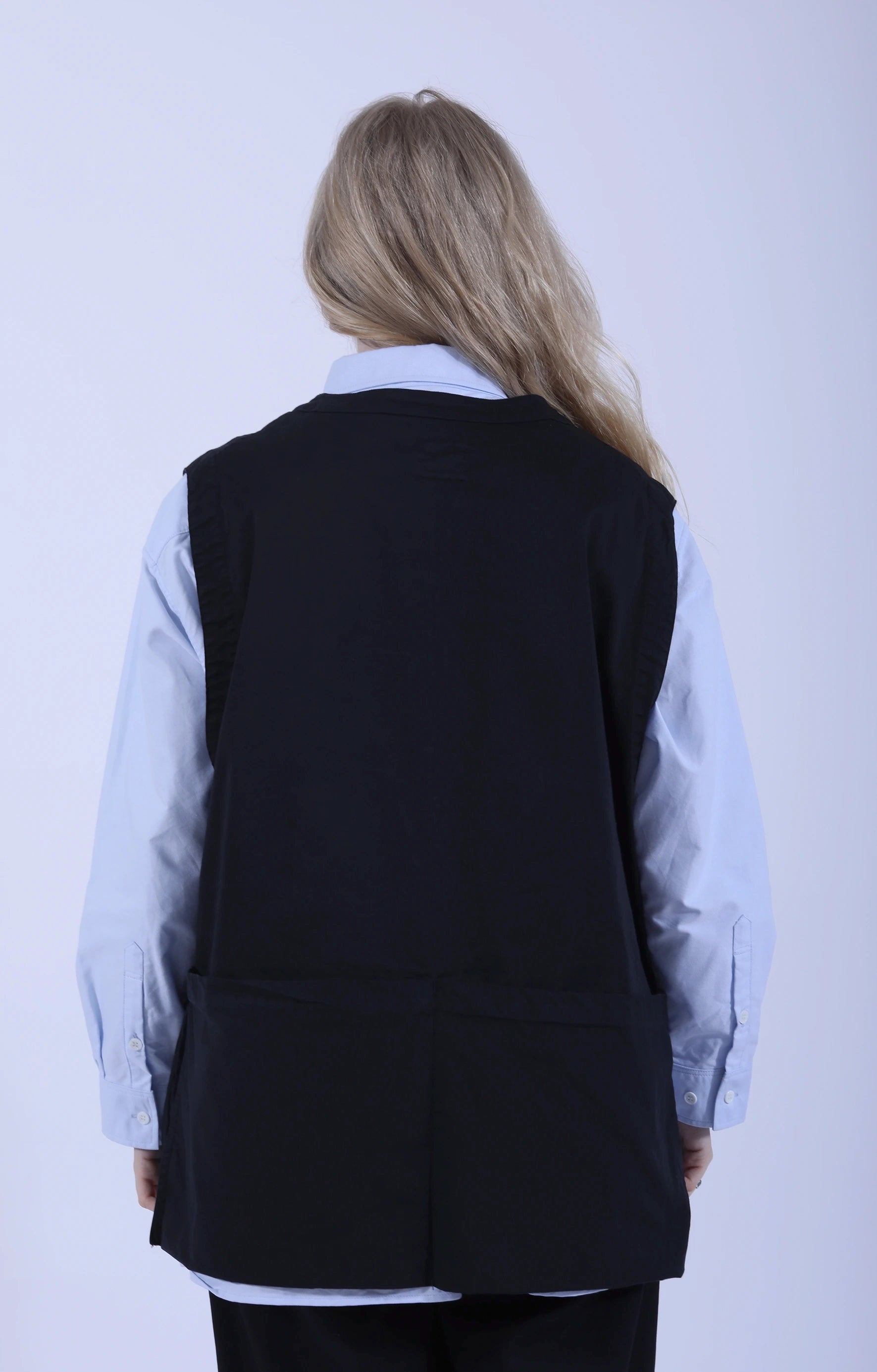 Work Pullover Vest Black-Navy