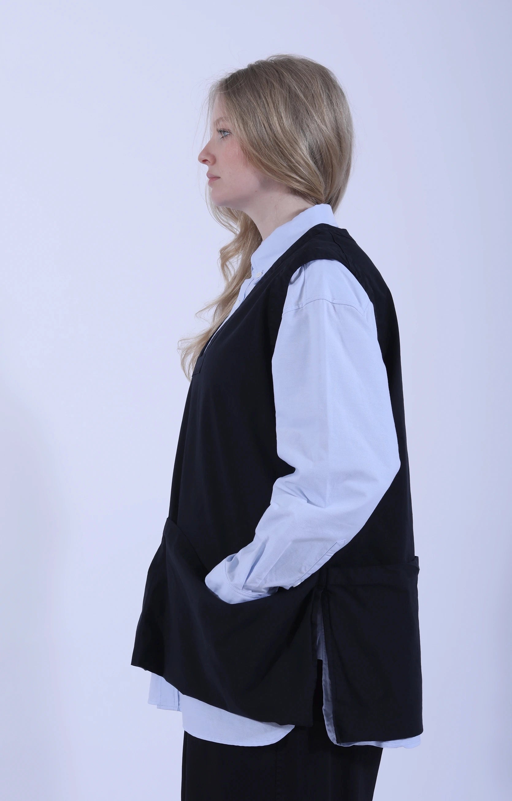 Work Pullover Vest Black-Navy