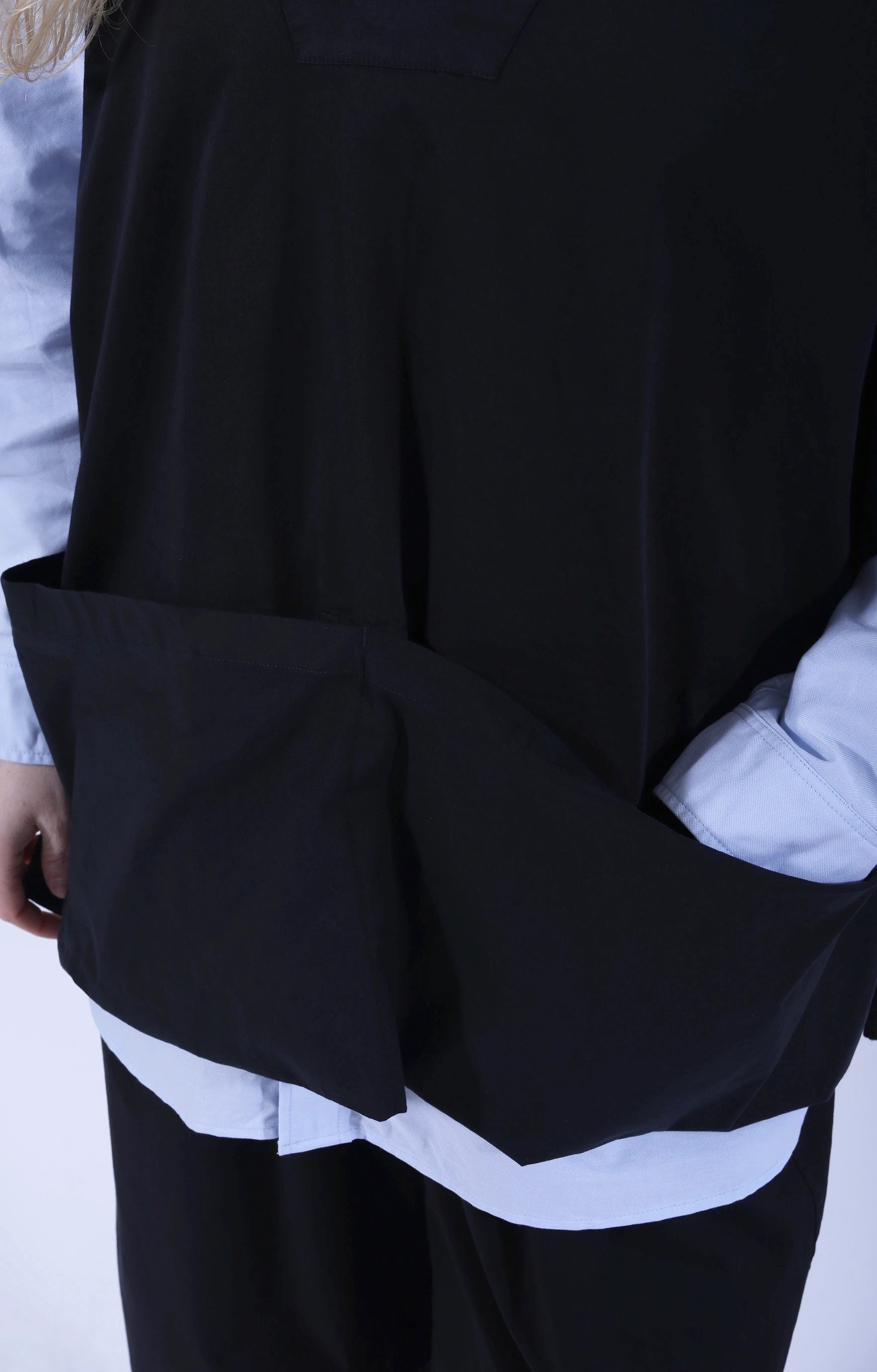 Work Pullover Vest Black-Navy