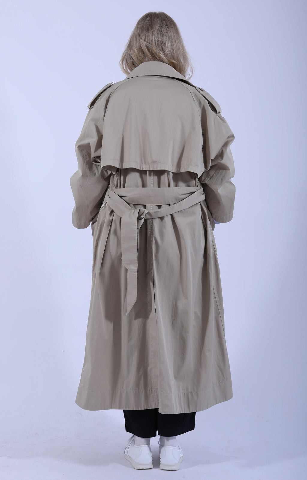 Trench Robe Maxi Coat Sand