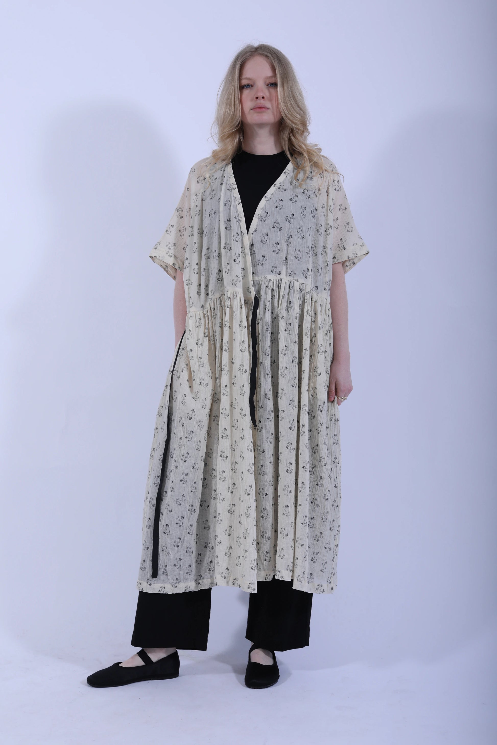 Cache-Coeur Dress Floral Natural