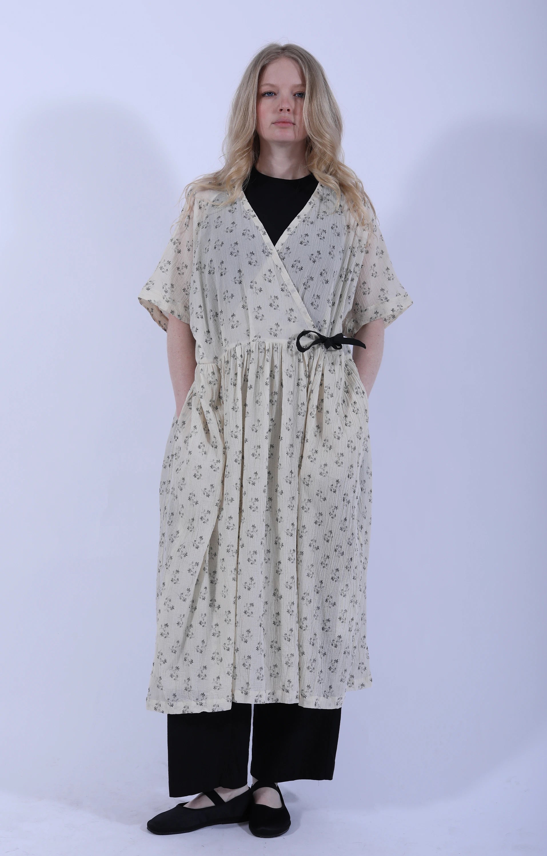 Cache-Coeur Dress Floral Natural