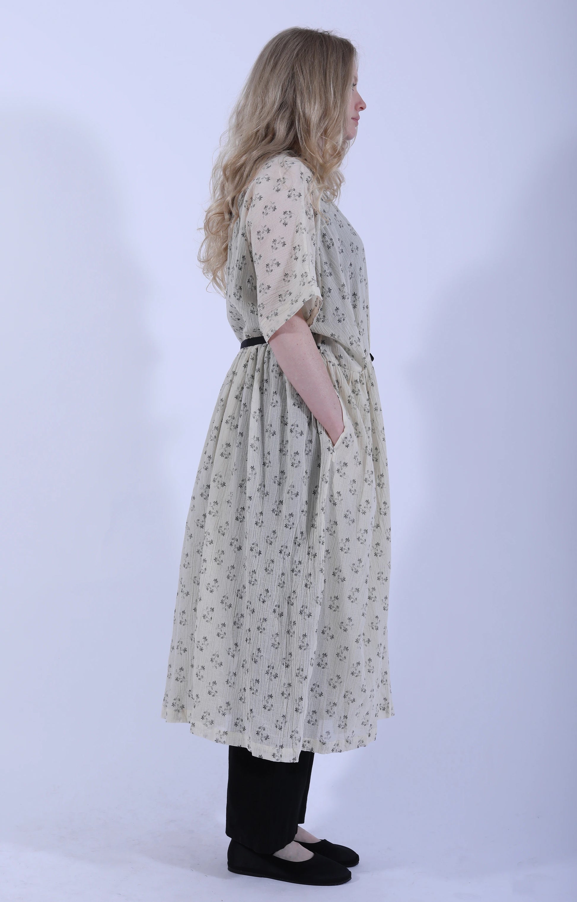 Cache-Coeur Dress Floral Natural