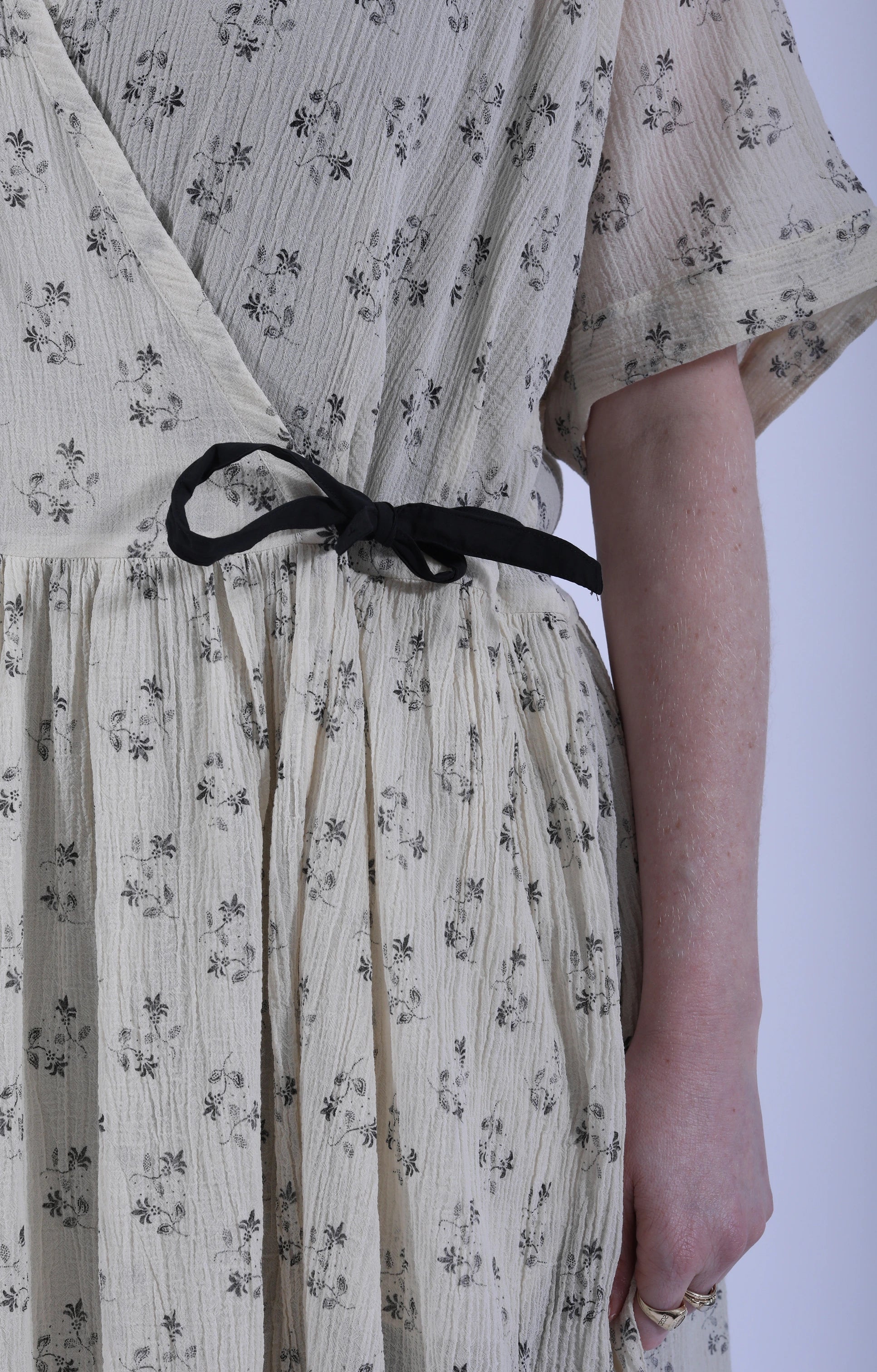 Cache-Coeur Dress Floral Natural