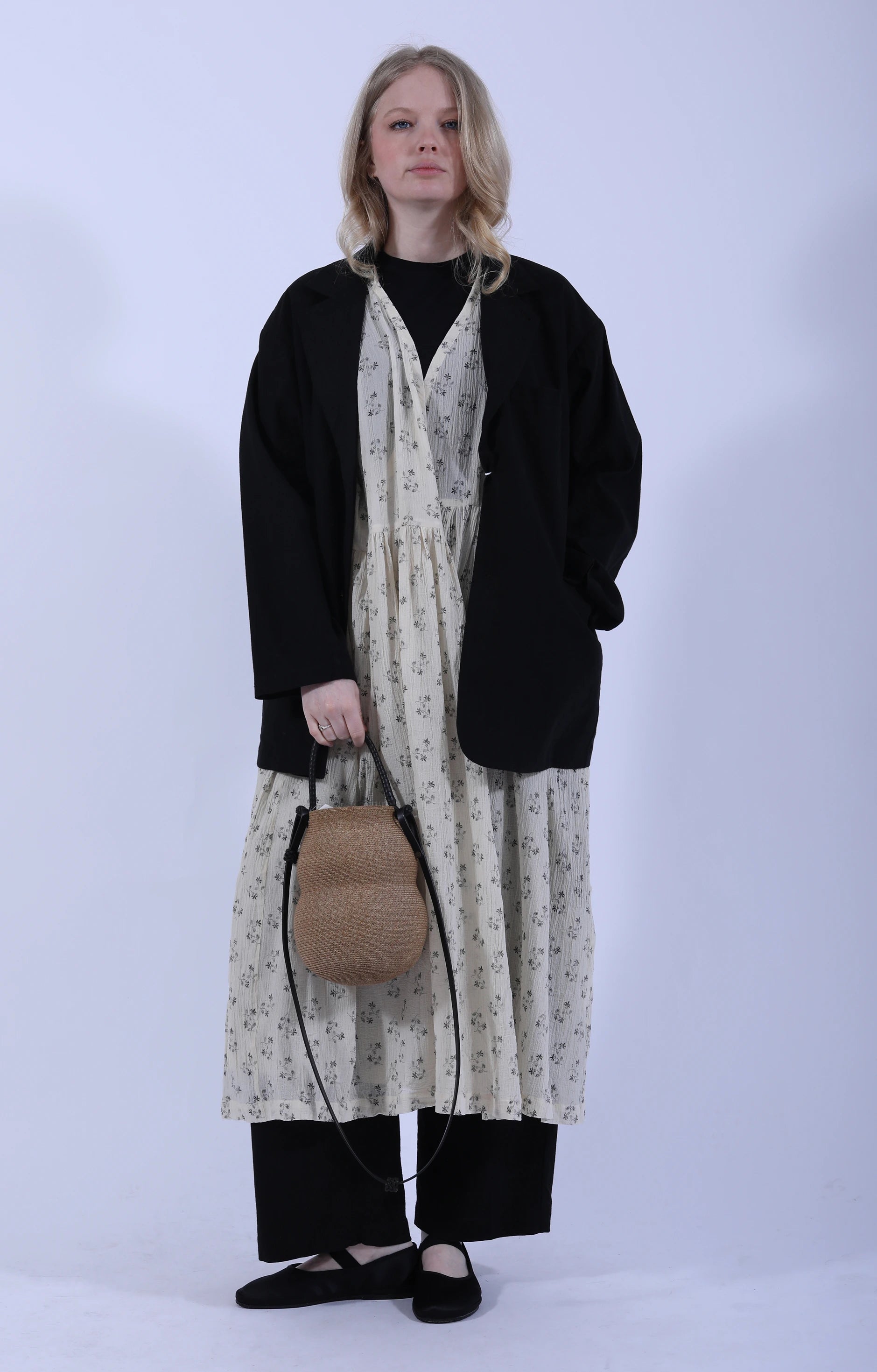 1+2 Button Jacket Ink/Black