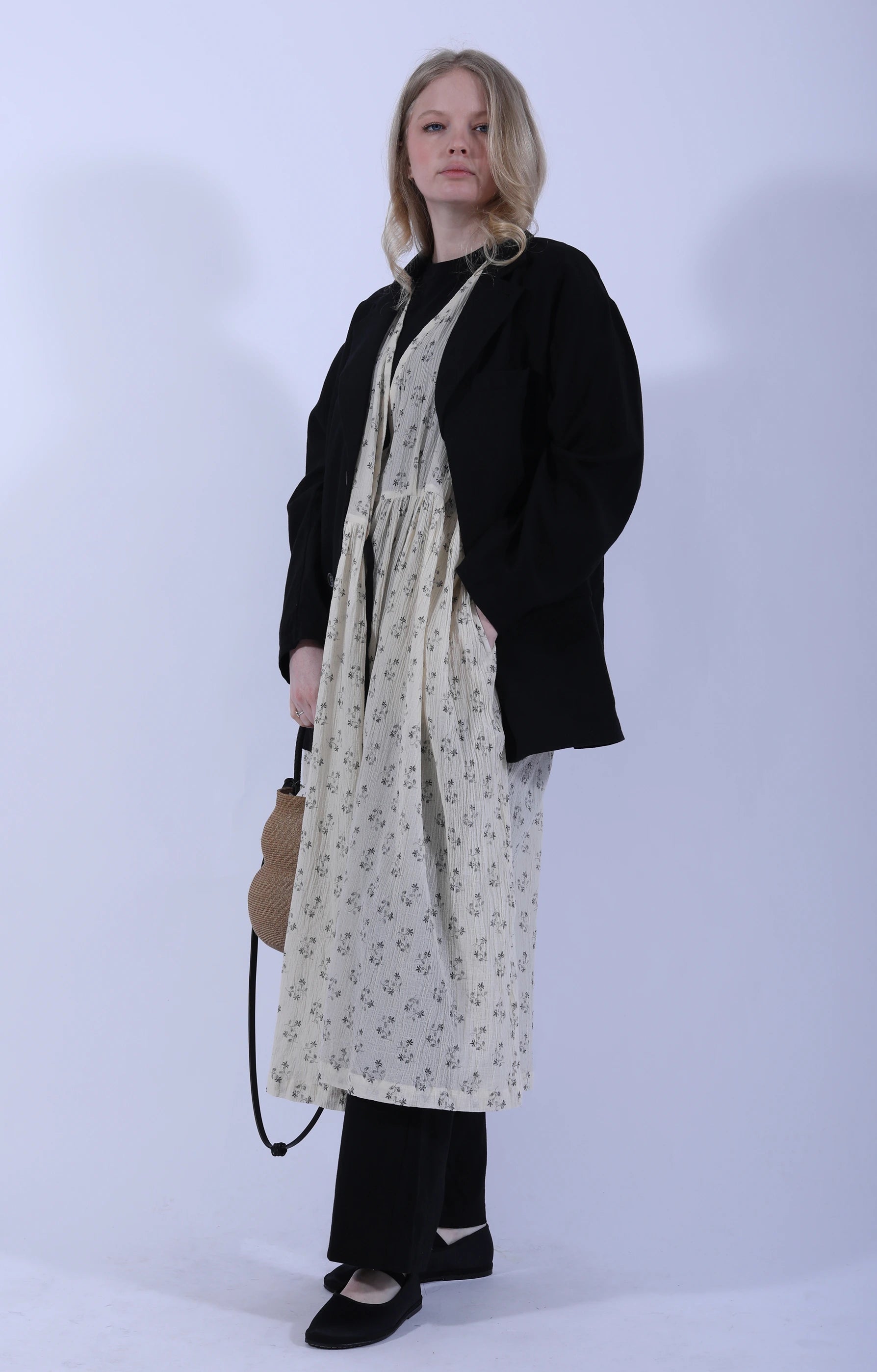 Cache-Coeur Dress Floral Natural