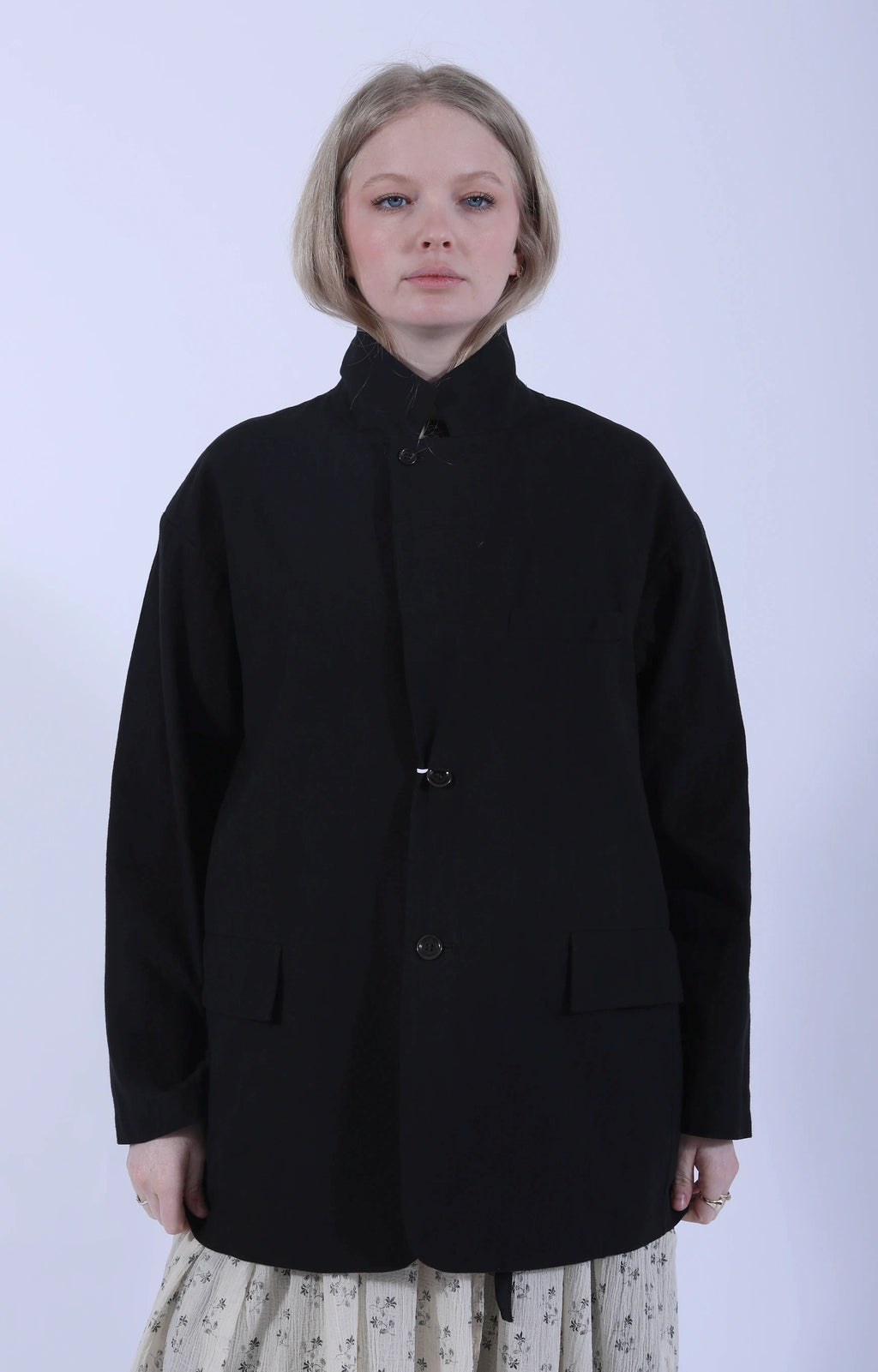 1+2 Button Jacket Ink/Black