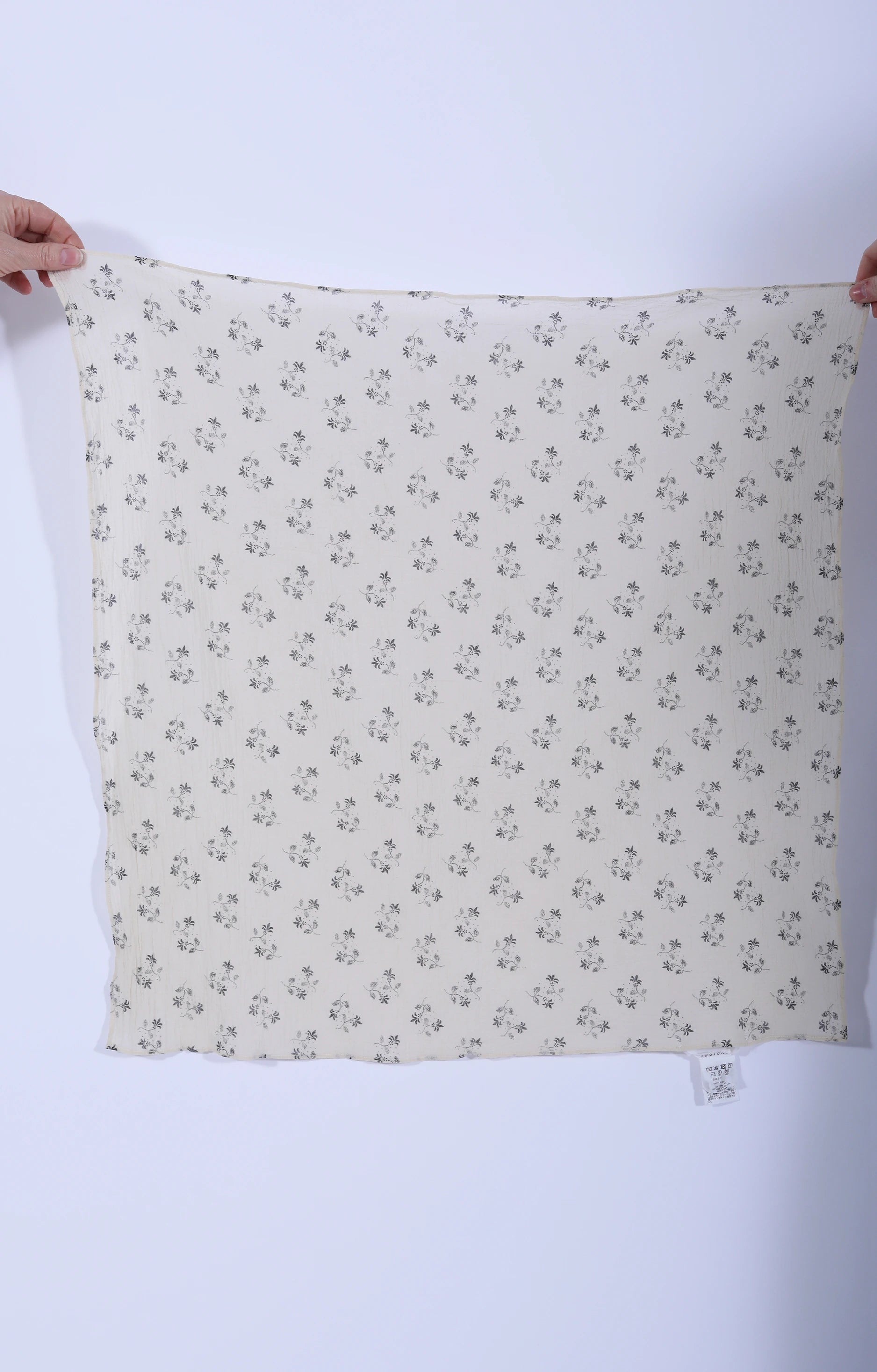 Scarf Floral Natural