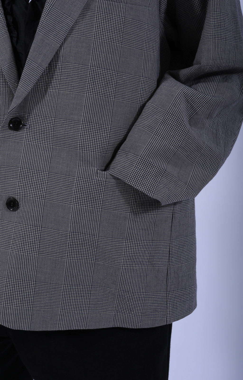 Oversize Sack Jacket Natural/Navy