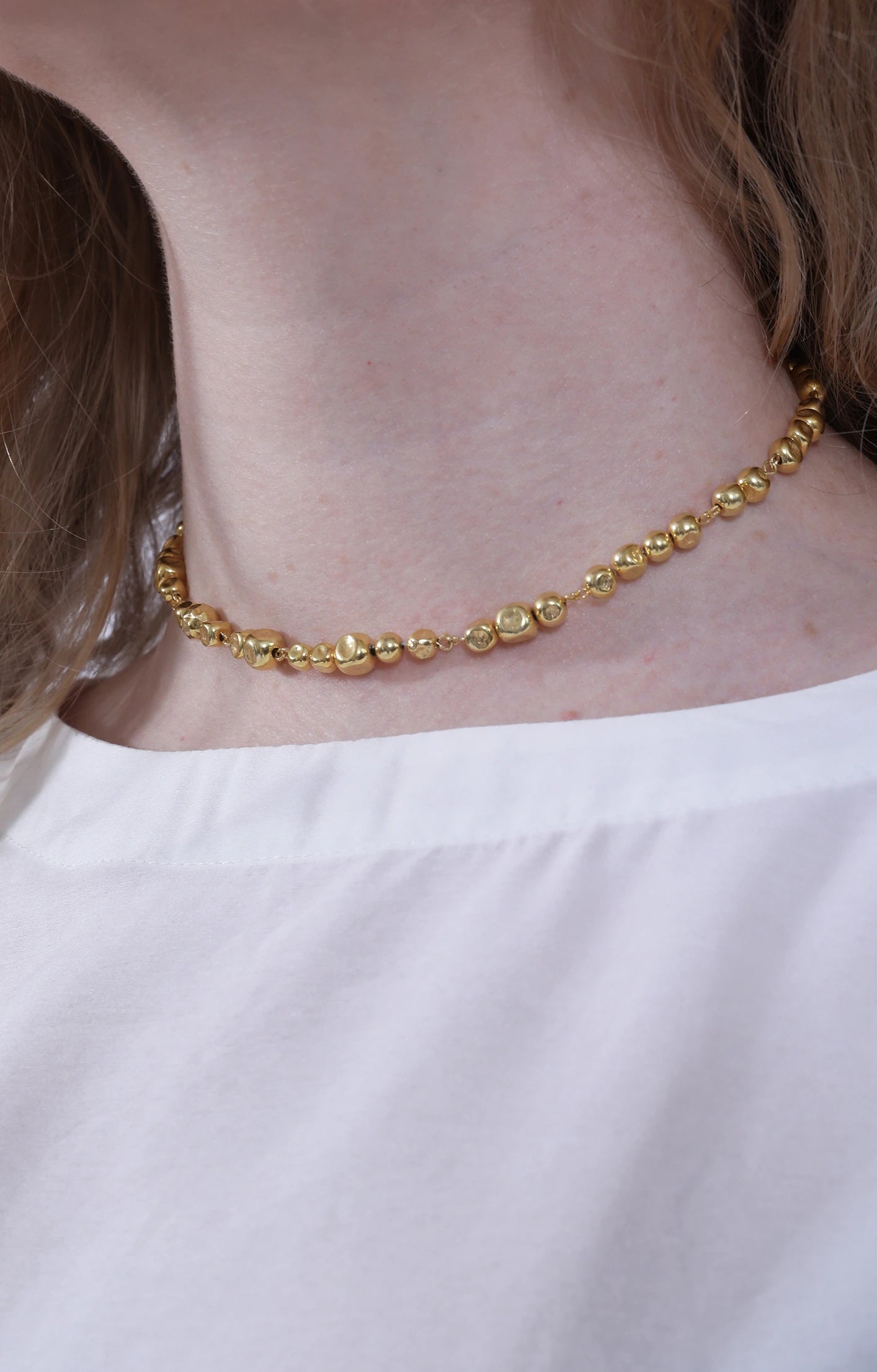 Sultan Beaded Necklace 18k Vermeil