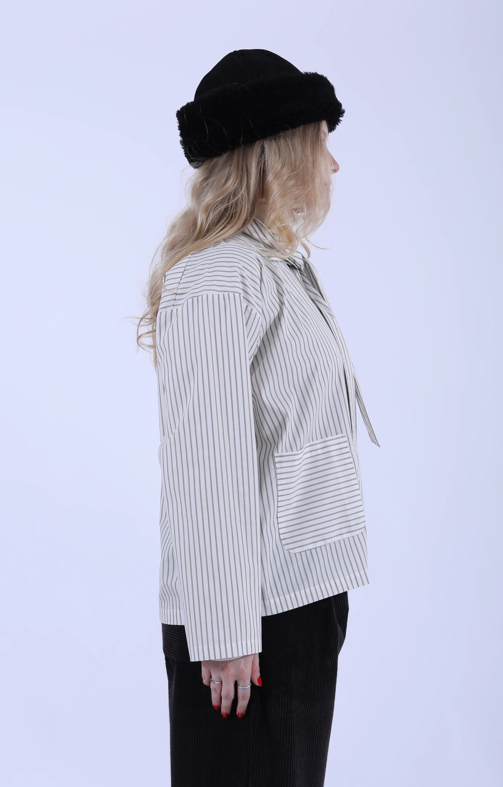 Dorothy Shirt Biscuit/Ecru