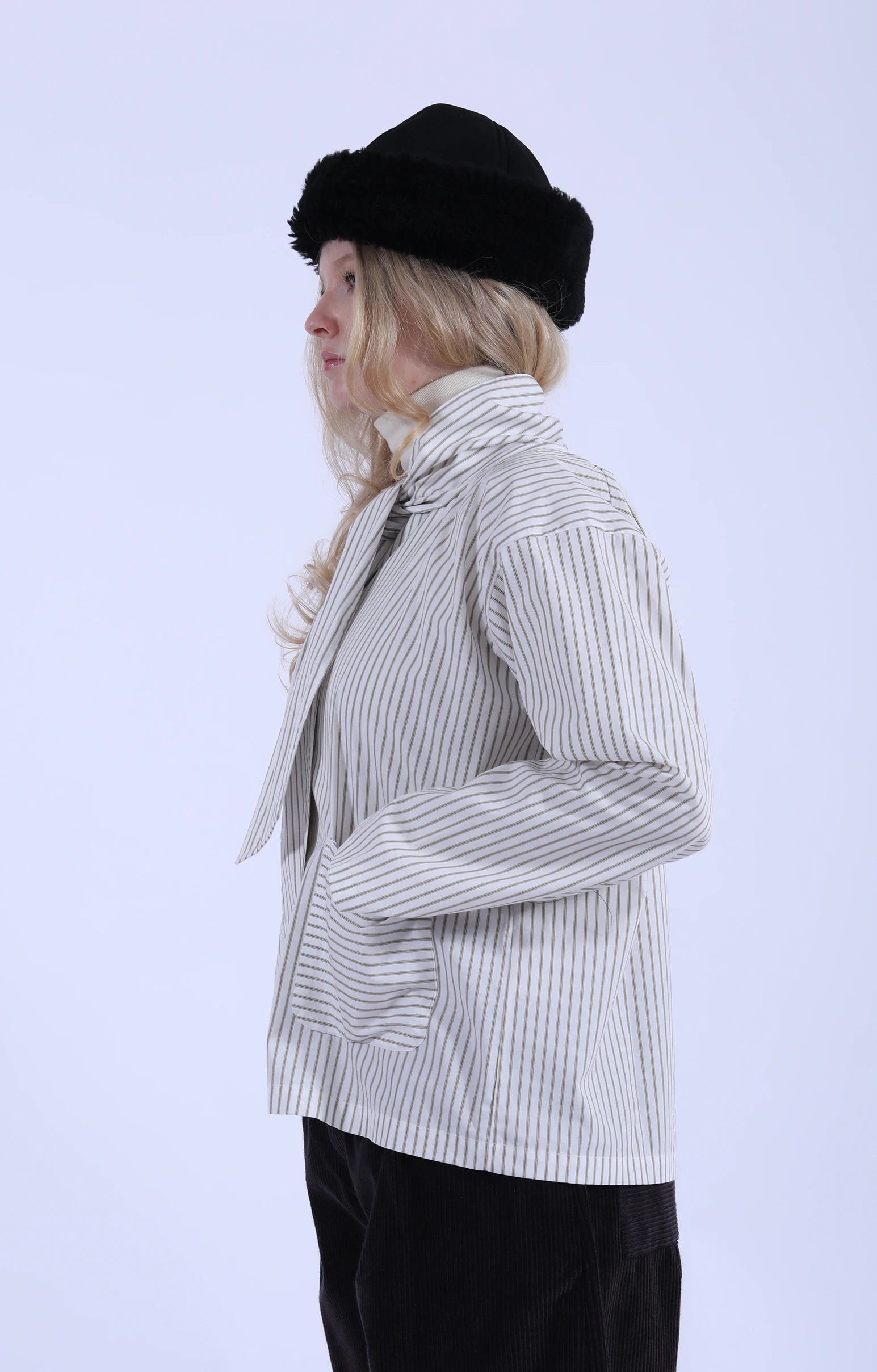 Dorothy Shirt Biscuit/Ecru