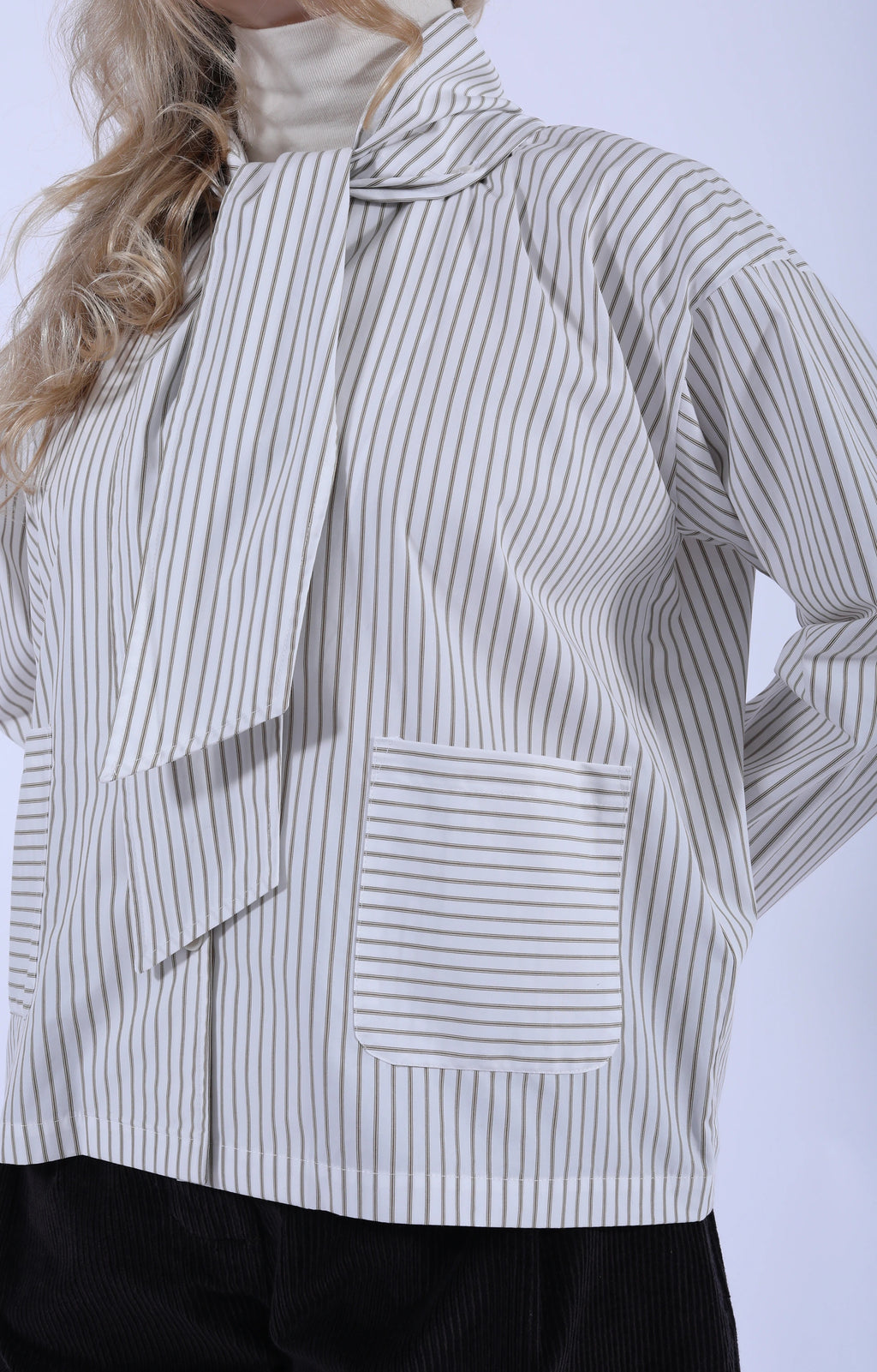 Dorothy Shirt Biscuit/Ecru