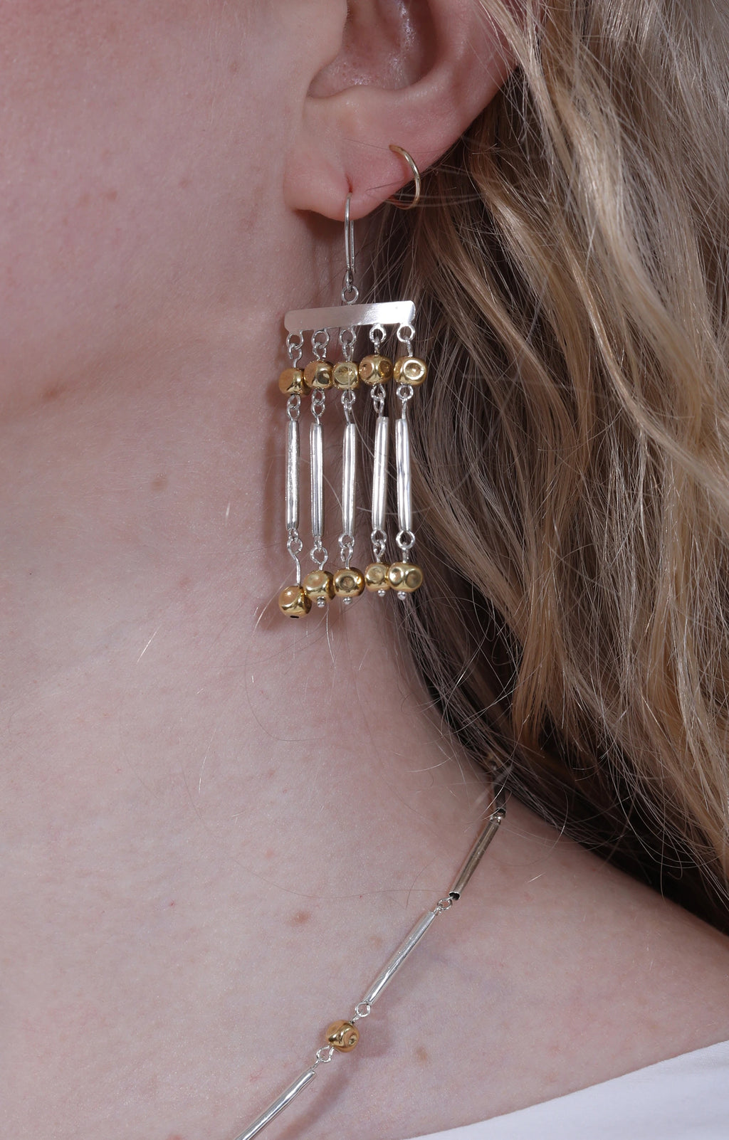 Roya Earrings Sterling & 18k Vermeil