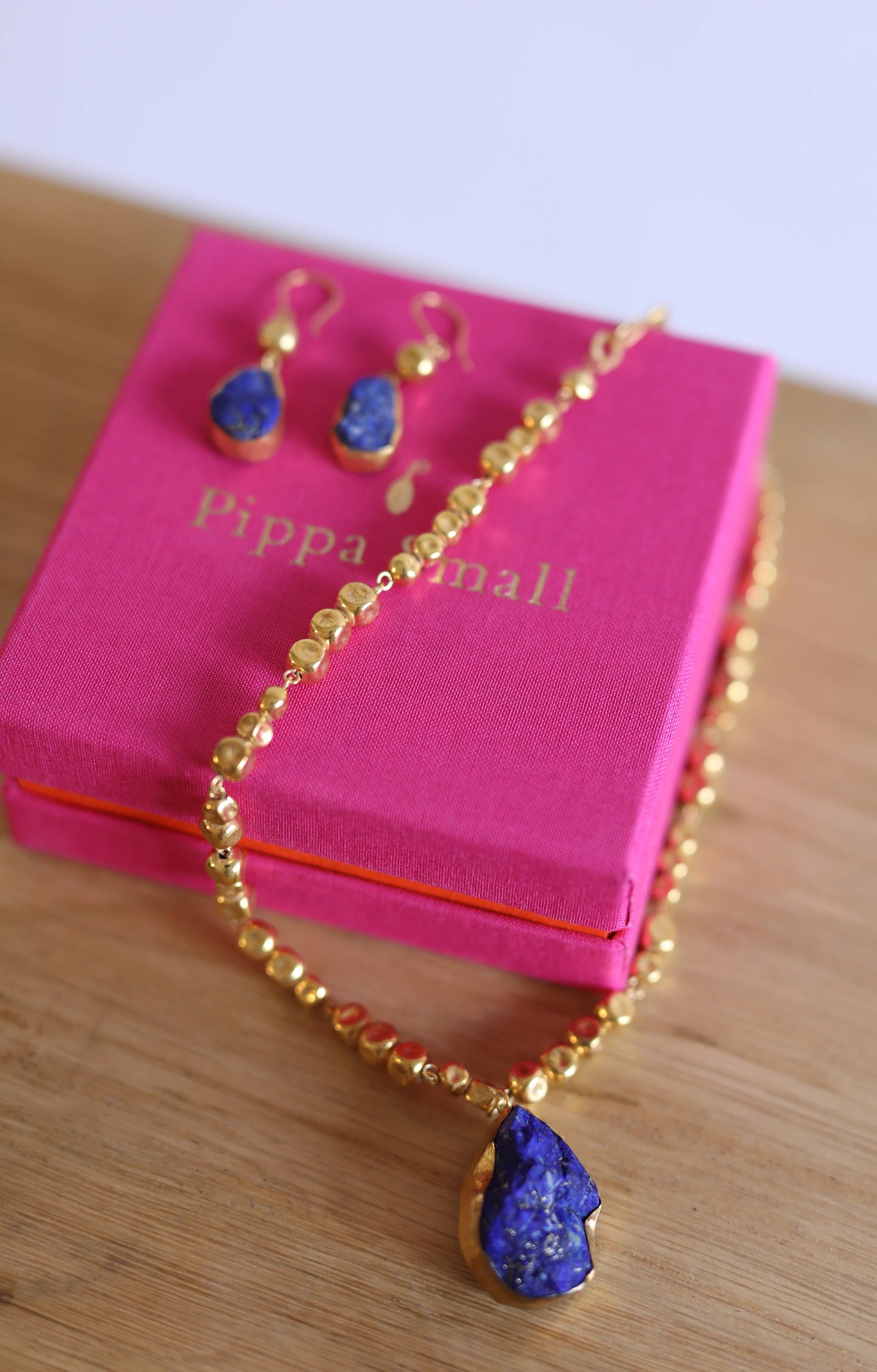 Sultan Lapis Necklace 18kt Vermeil