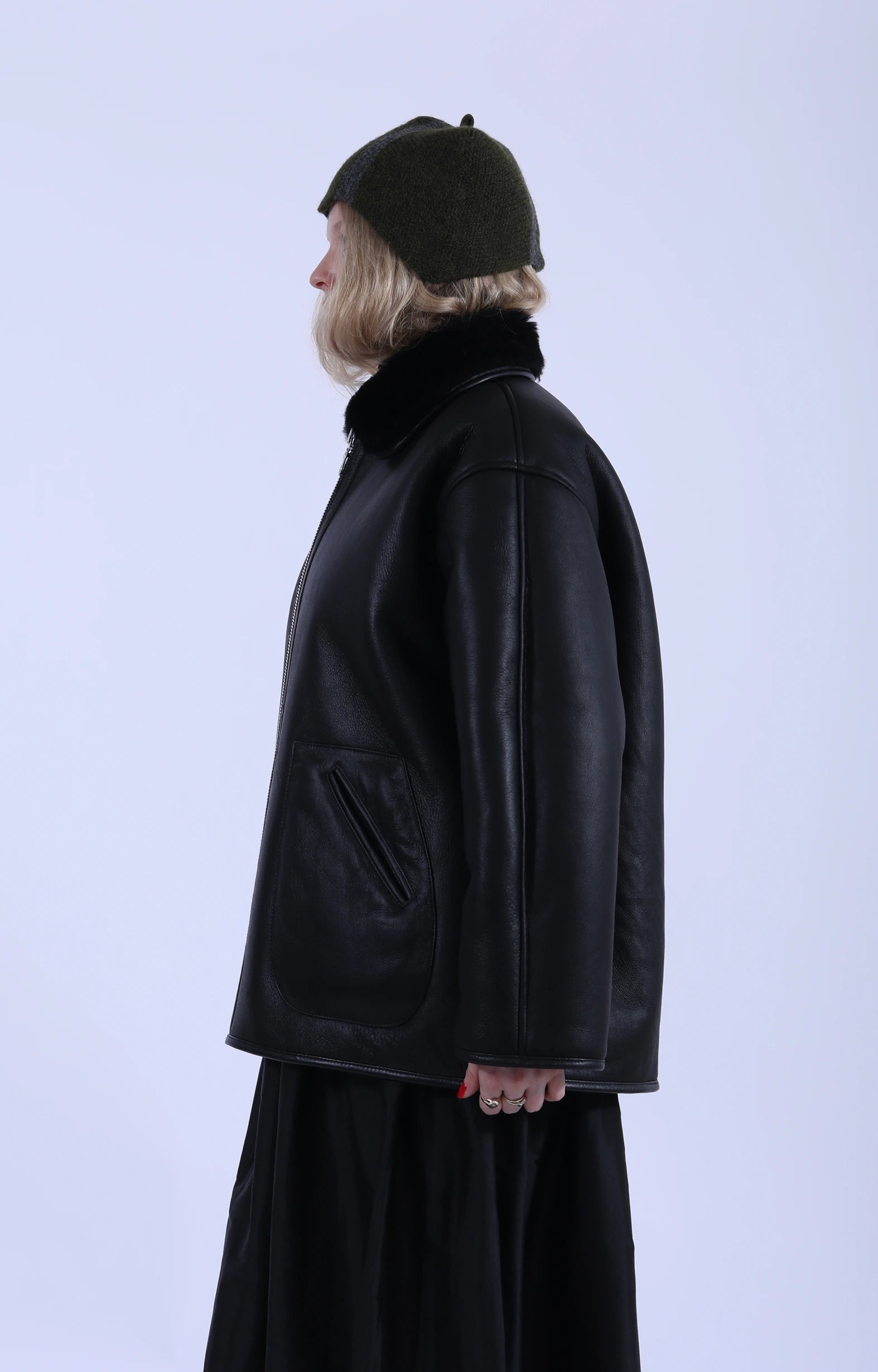 Ronny Jacket Hair Black